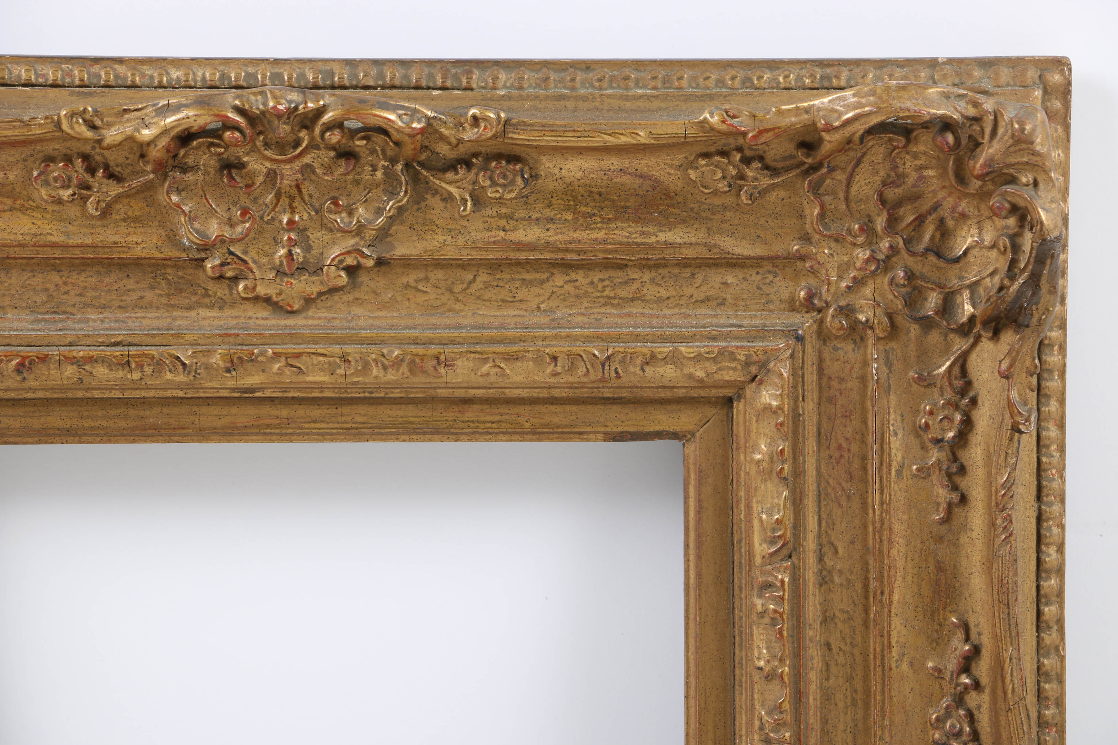 19th Century Louis XV Style Gilt and Gesso Frame