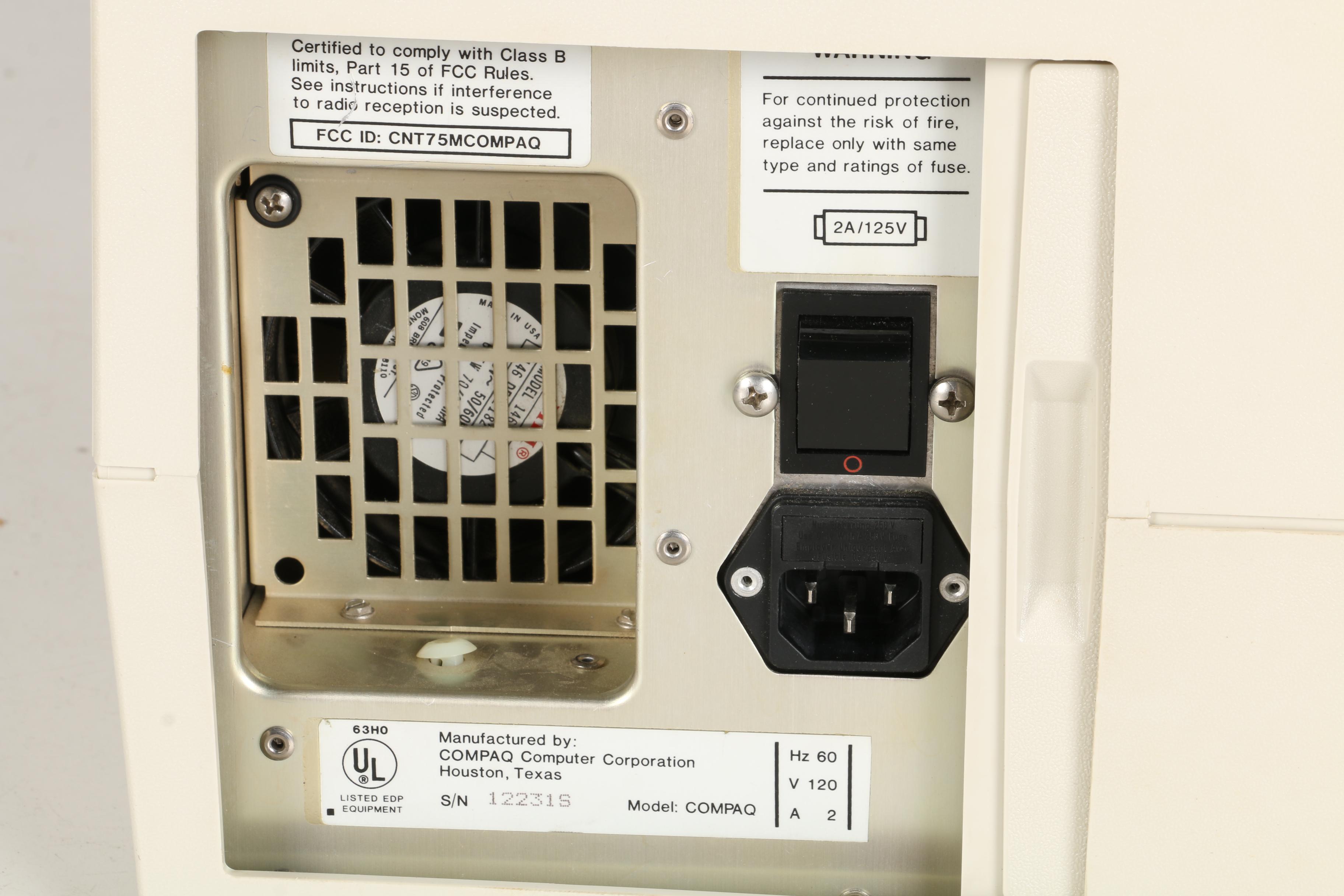 Vintage Compaq Portable Computer