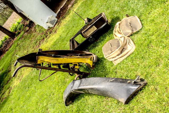 John Deere 170 Riding Mower with Snow Plow