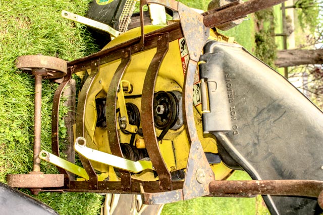 John Deere 170 Riding Mower with Snow Plow