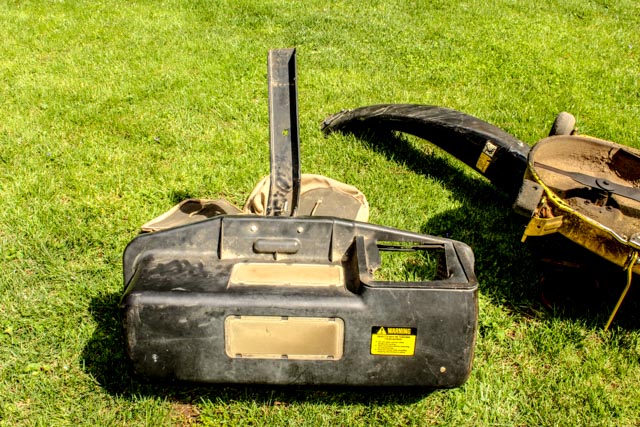 John Deere 170 Riding Mower with Snow Plow