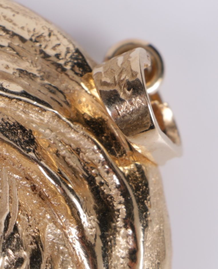 335.00 DWT 14K Yellow Gold Limited Edition Native American Figure Jewelry Set by James Hutchinson for Jewelmasters, Inc.