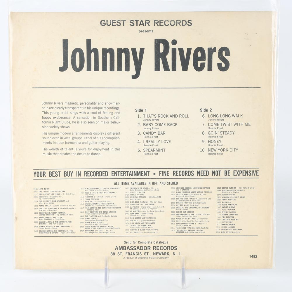 '60s Pop Featuring The Lettermen, 5th Dimension, Johnny Rivers