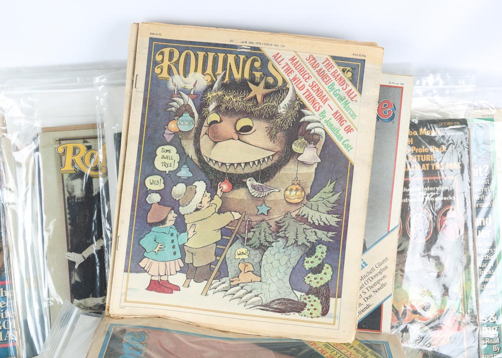 Vintage 1980s "Rolling Stone" Magazines