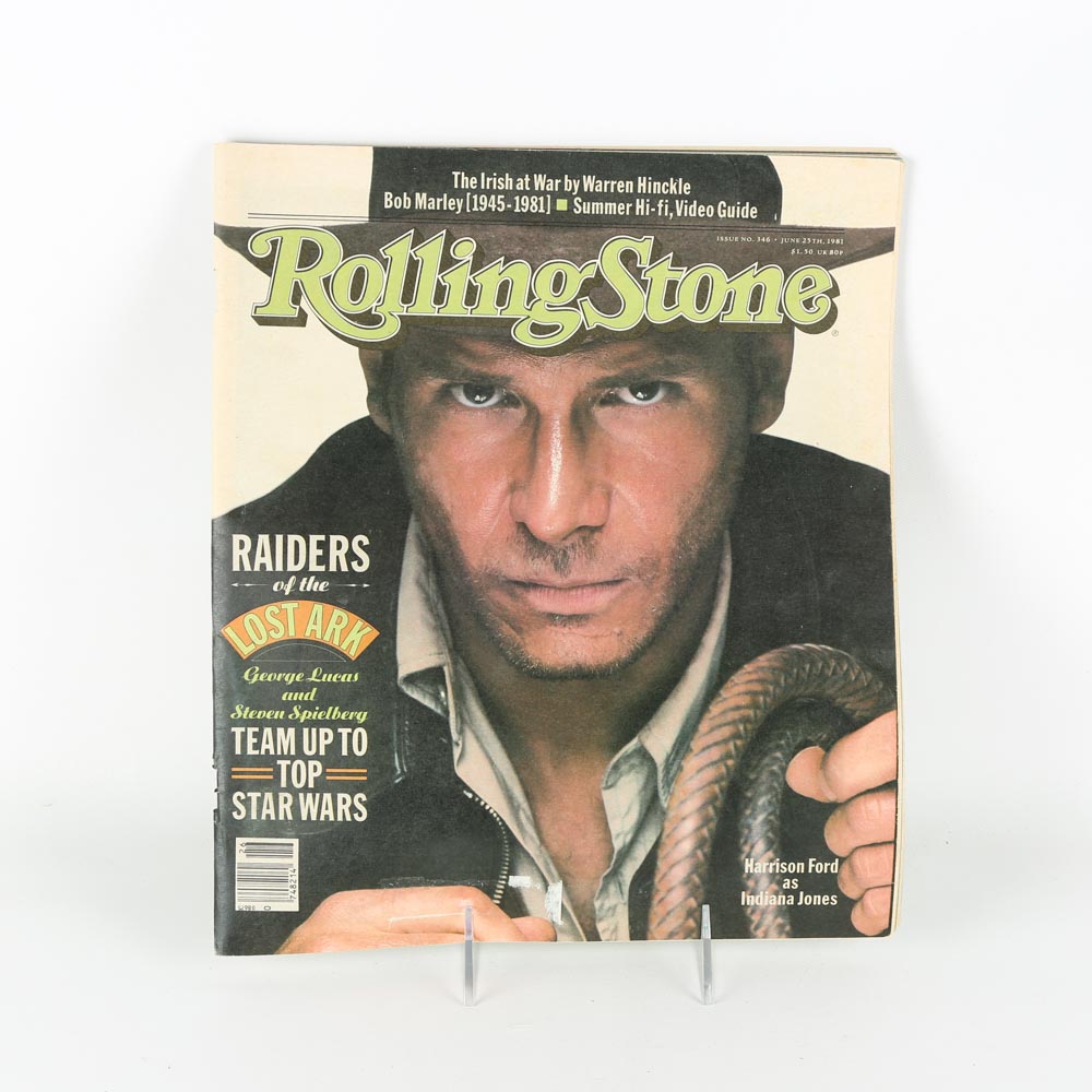 Vintage 1980s "Rolling Stone" Magazines