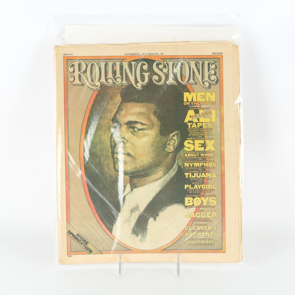 Vintage 1980s "Rolling Stone" Magazines