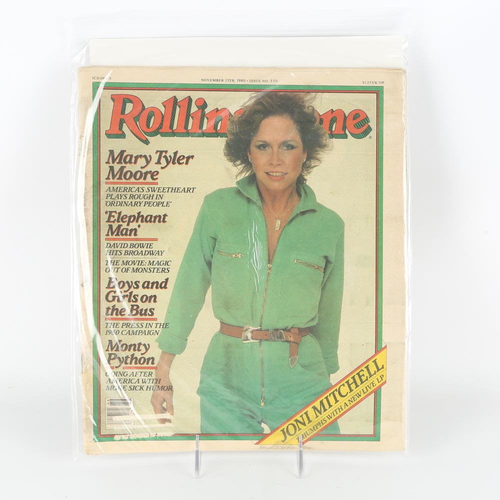Vintage 1980s "Rolling Stone" Magazines