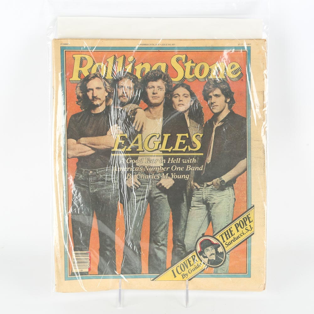 Vintage 1980s "Rolling Stone" Magazines