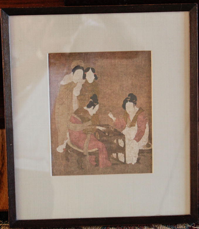 After Zhou Fang and a Ukiyo-e Bijinga Offset Lithographs