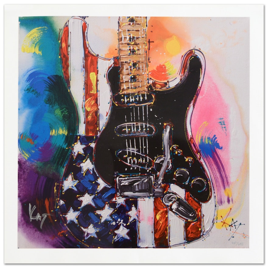 "American Electric" Limited Edition Lithograph by KAT