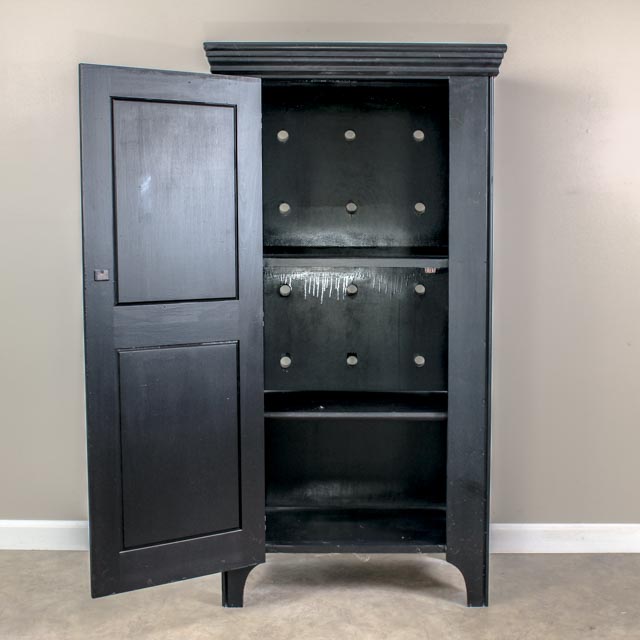 Traditional Wood Console Storage Cabinet