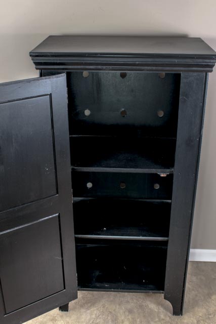Traditional Wood Console Storage Cabinet
