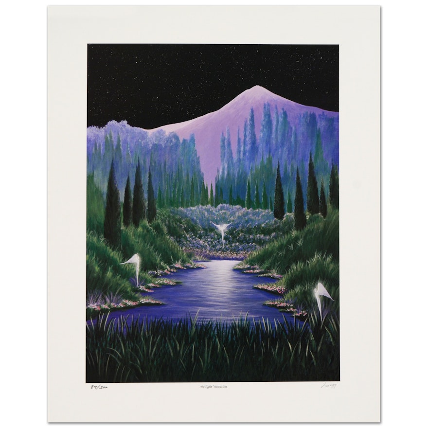 "Twilight Visitation" Limited Edition Lithograph by Steven Lavaggi