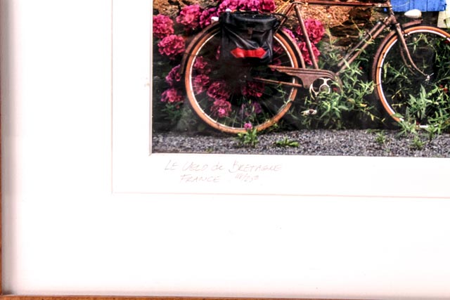 Limited Edition Signed Art Photo "Le Velo de Bretange" by Gallio