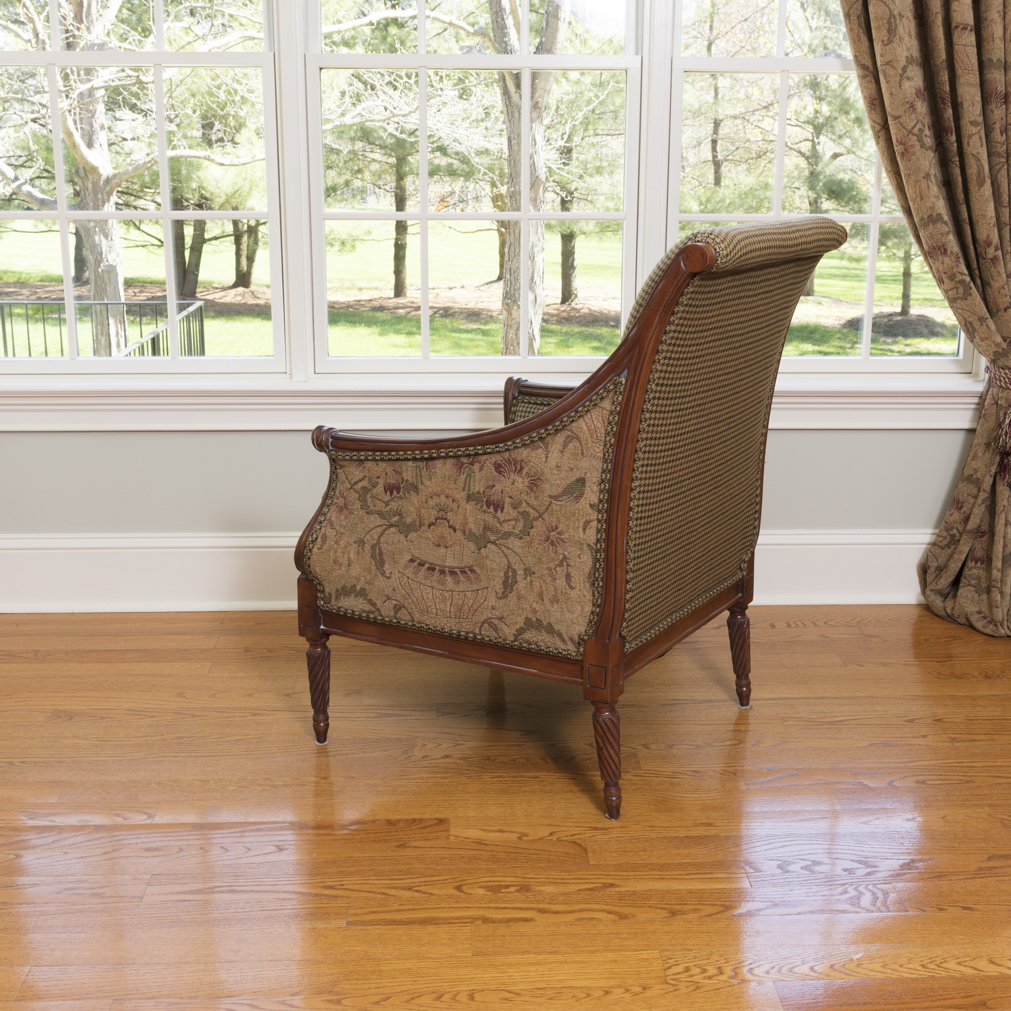 Pair of Sheraton Inspired Chairs by Calico Corners Custom Furniture