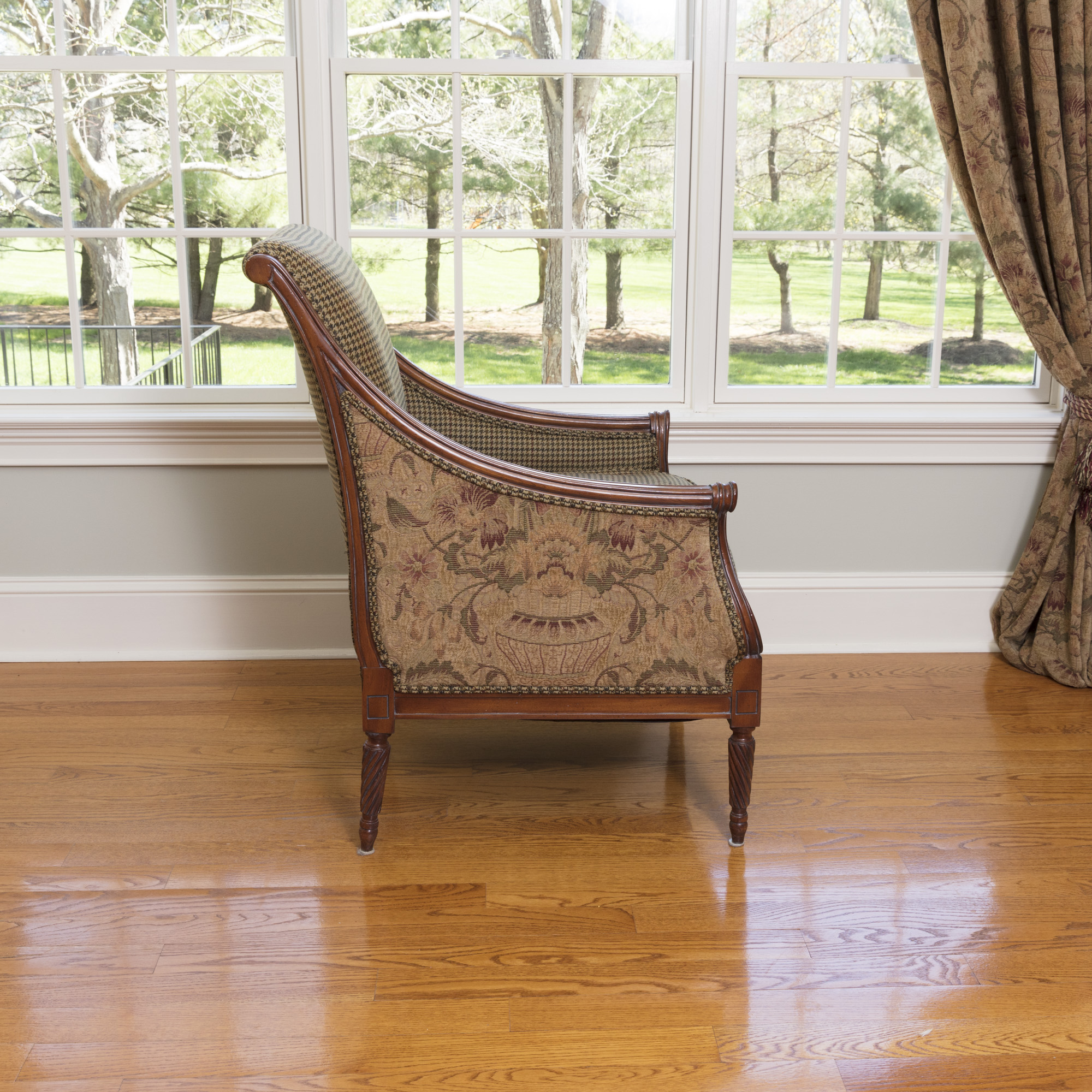 Pair of Sheraton Inspired Chairs by Calico Corners Custom Furniture