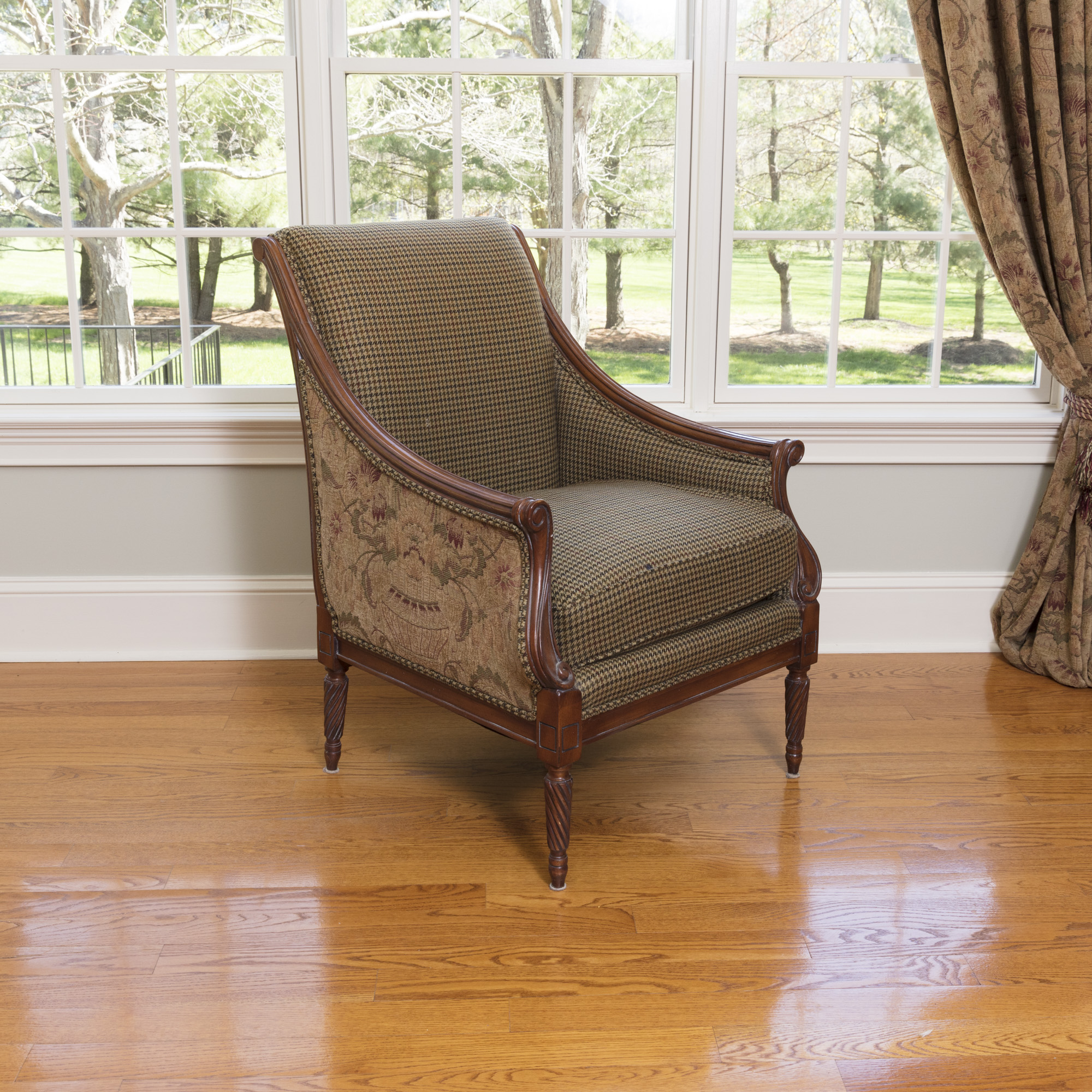 Pair of Sheraton Inspired Chairs by Calico Corners Custom Furniture