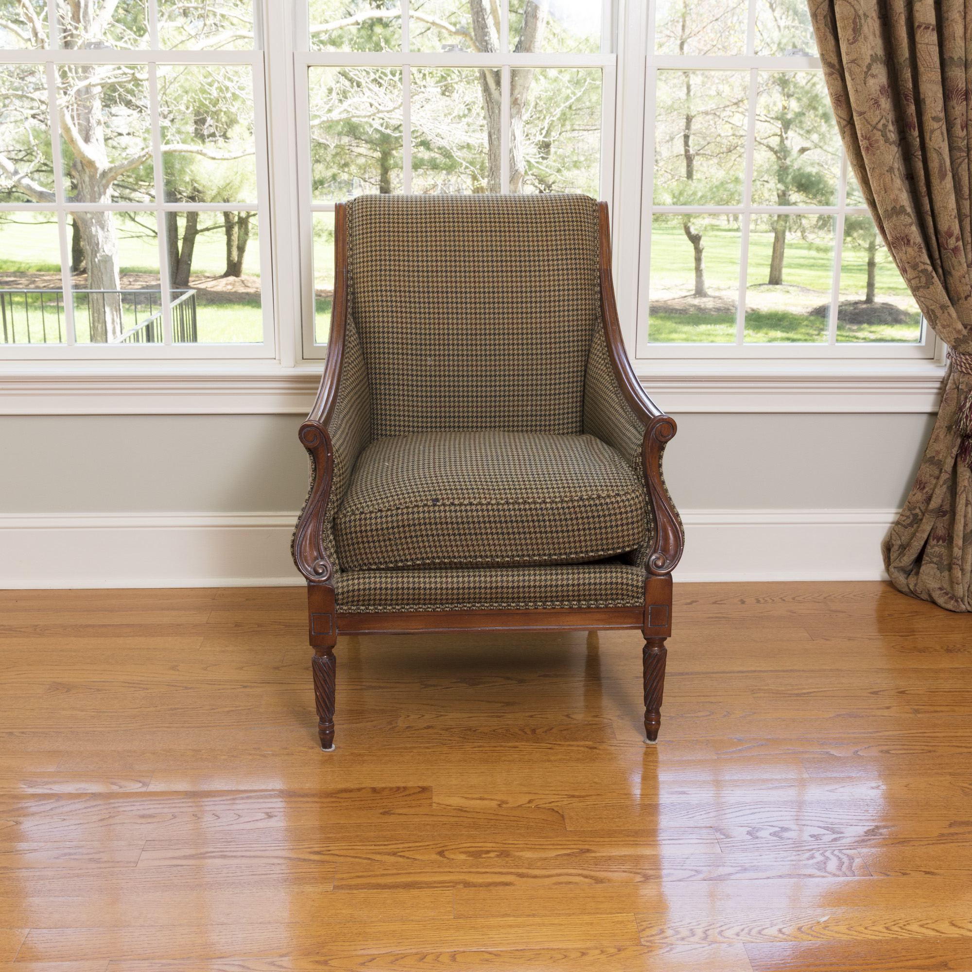 Pair of Sheraton Inspired Chairs by Calico Corners Custom Furniture
