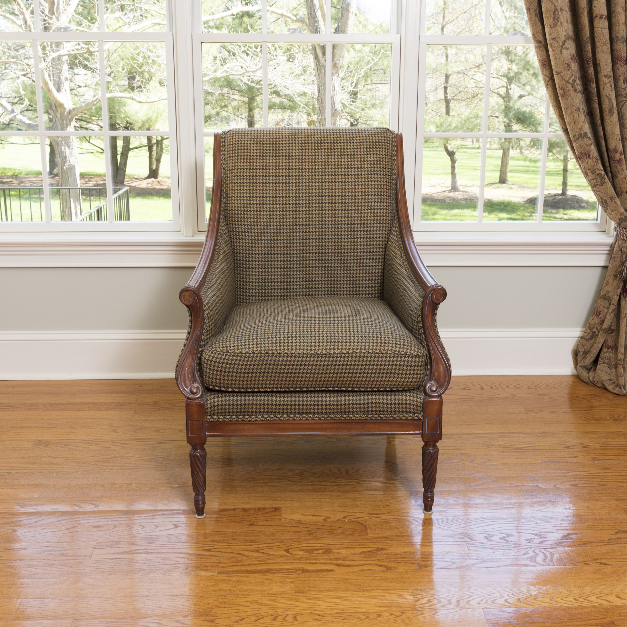 Pair of Sheraton Inspired Chairs by Calico Corners Custom Furniture
