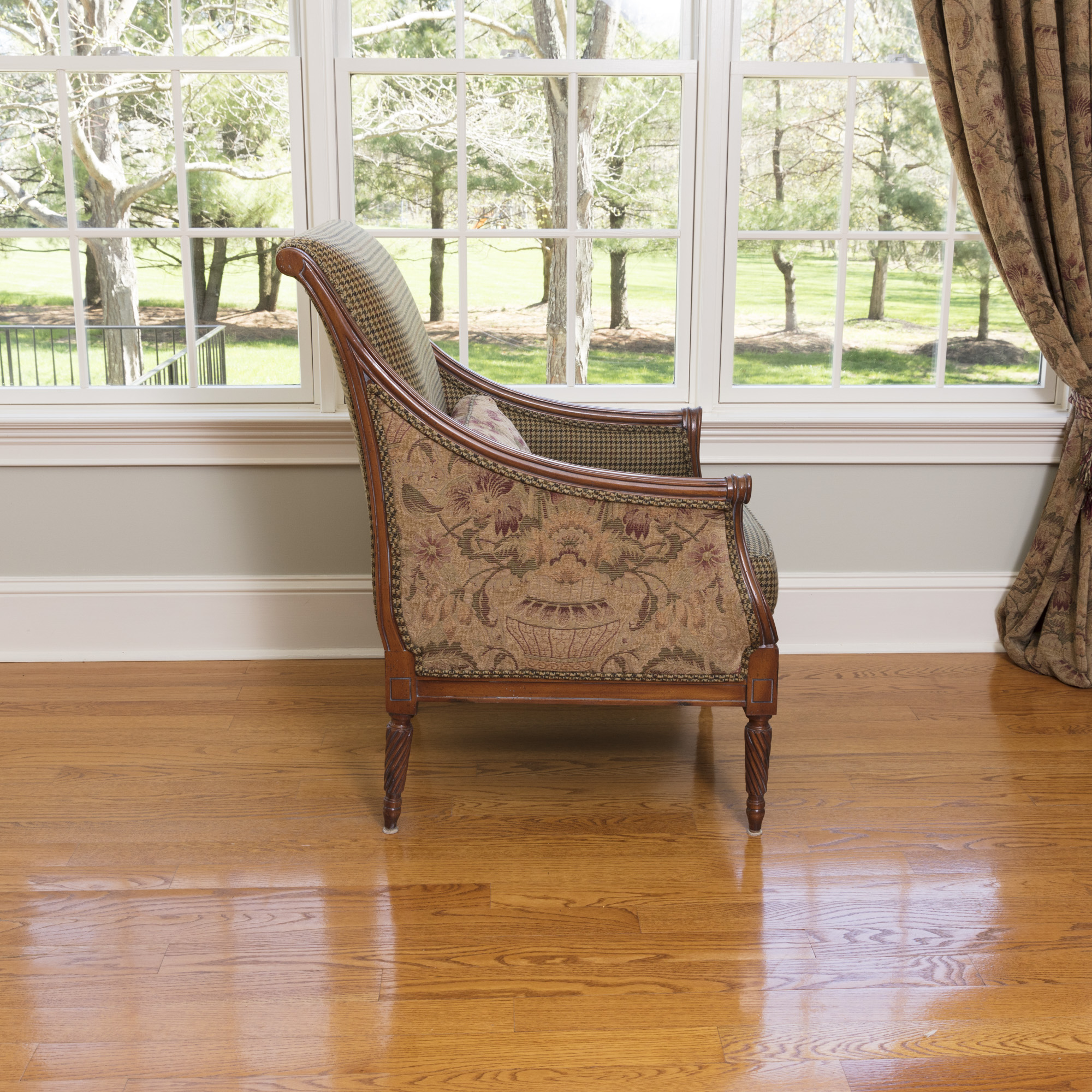 Pair of Sheraton Inspired Chairs by Calico Corners Custom Furniture