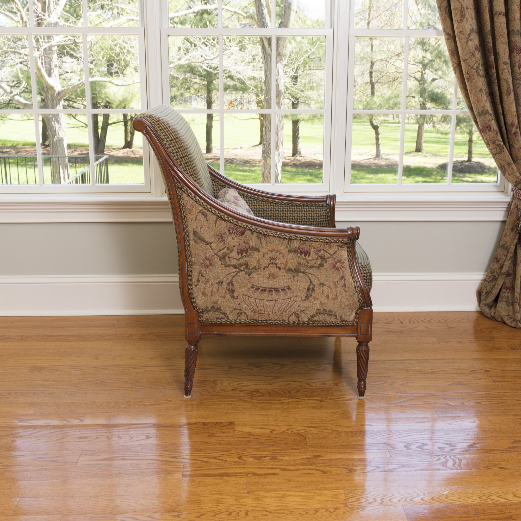 Pair of Sheraton Inspired Chairs by Calico Corners Custom Furniture