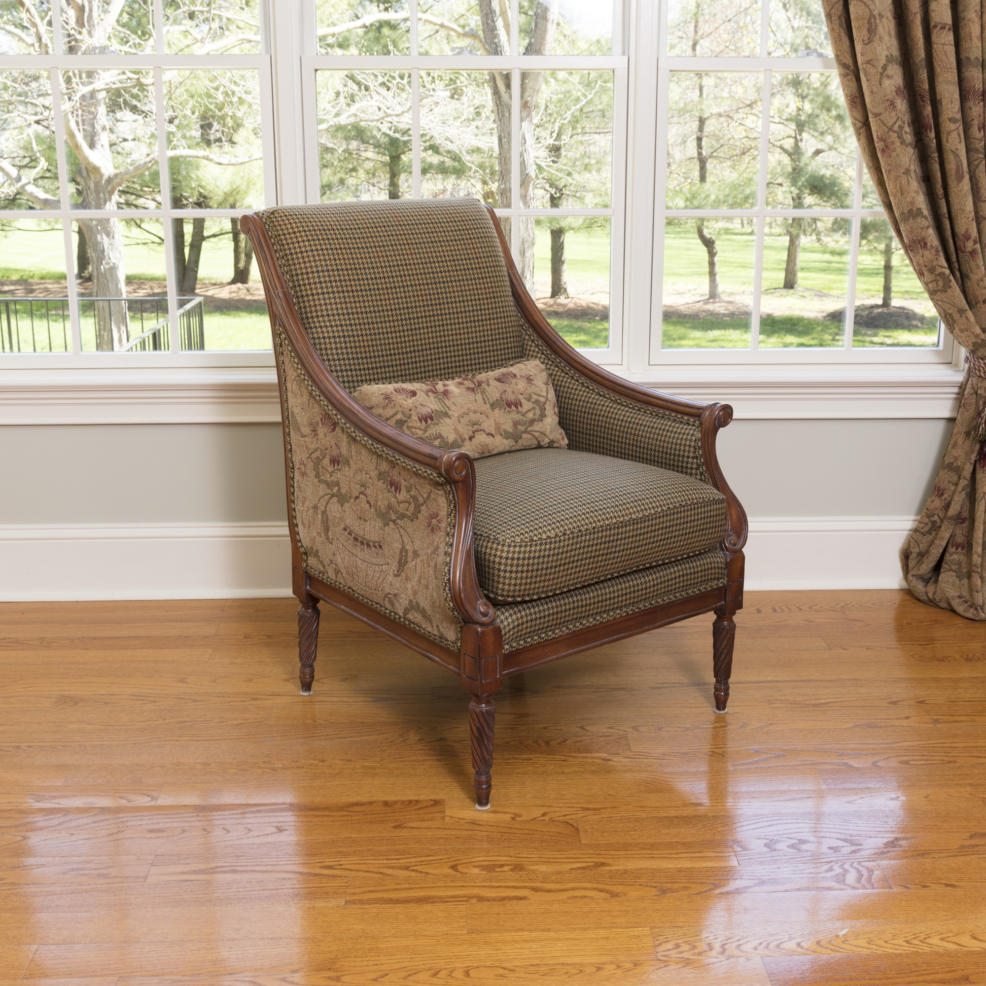 Pair of Sheraton Inspired Chairs by Calico Corners Custom Furniture