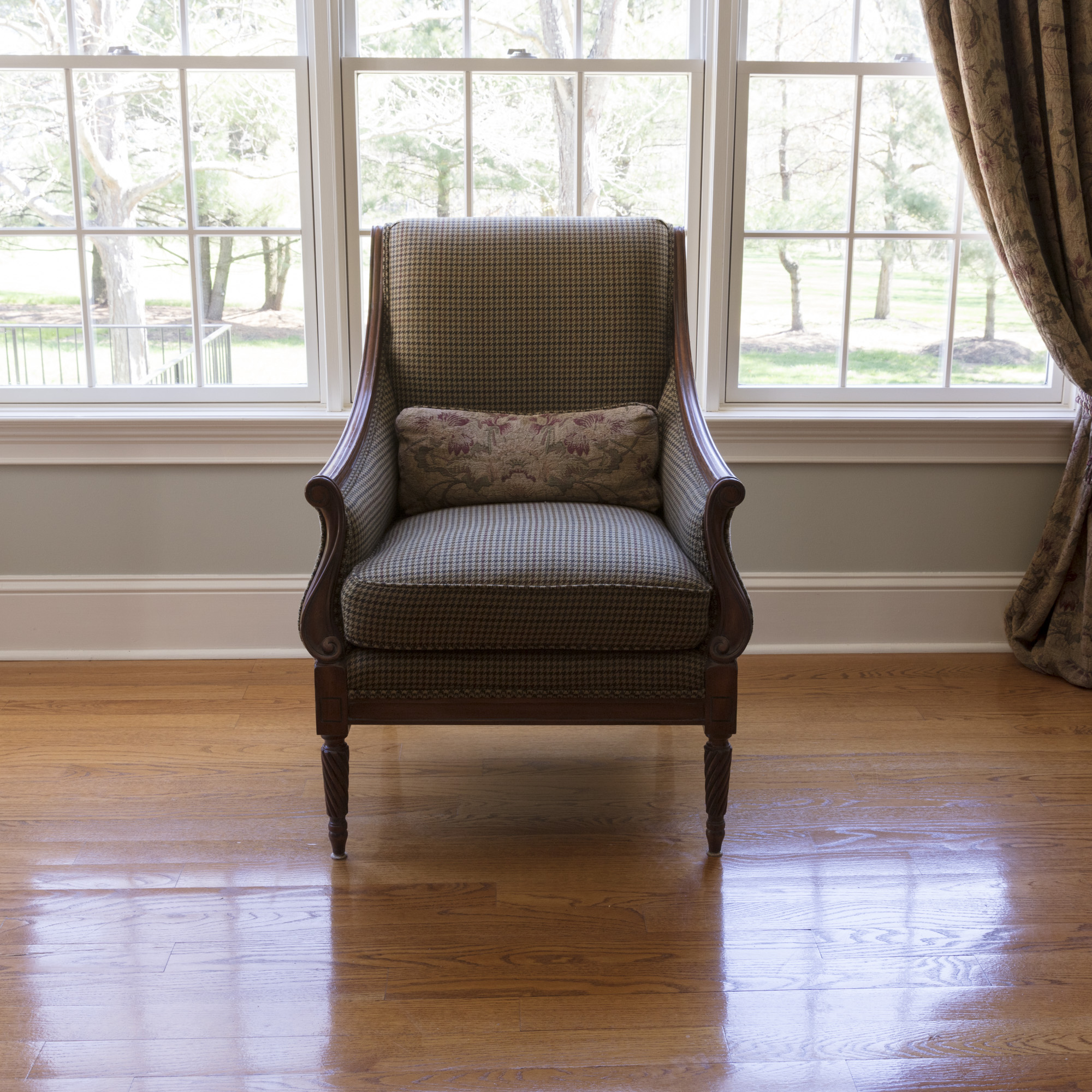 Pair of Sheraton Inspired Chairs by Calico Corners Custom Furniture