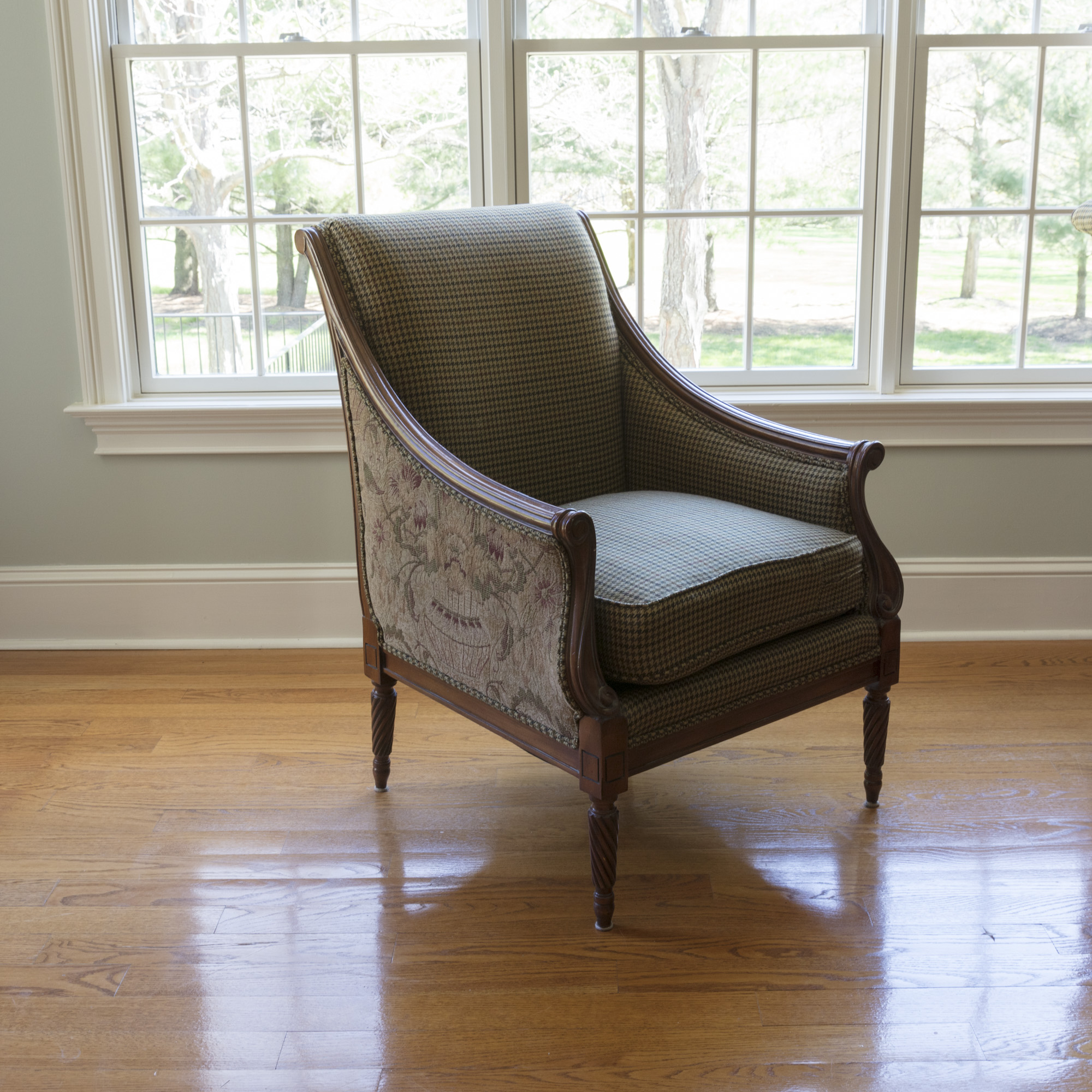 Pair of Sheraton Inspired Chairs by Calico Corners Custom Furniture