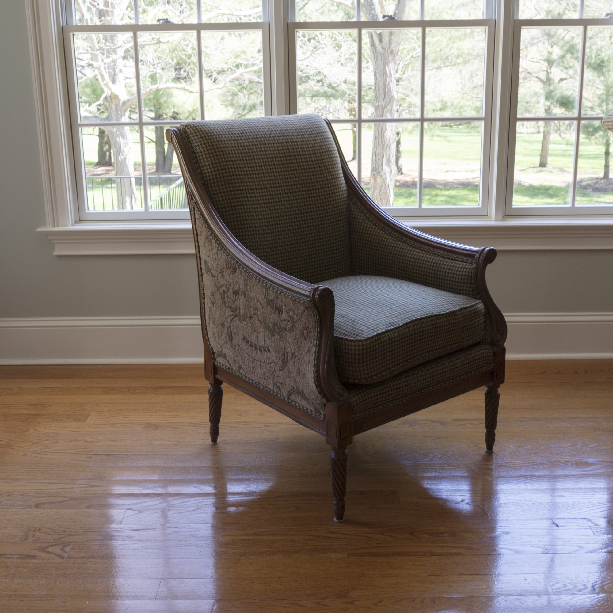Pair of Sheraton Inspired Chairs by Calico Corners Custom Furniture