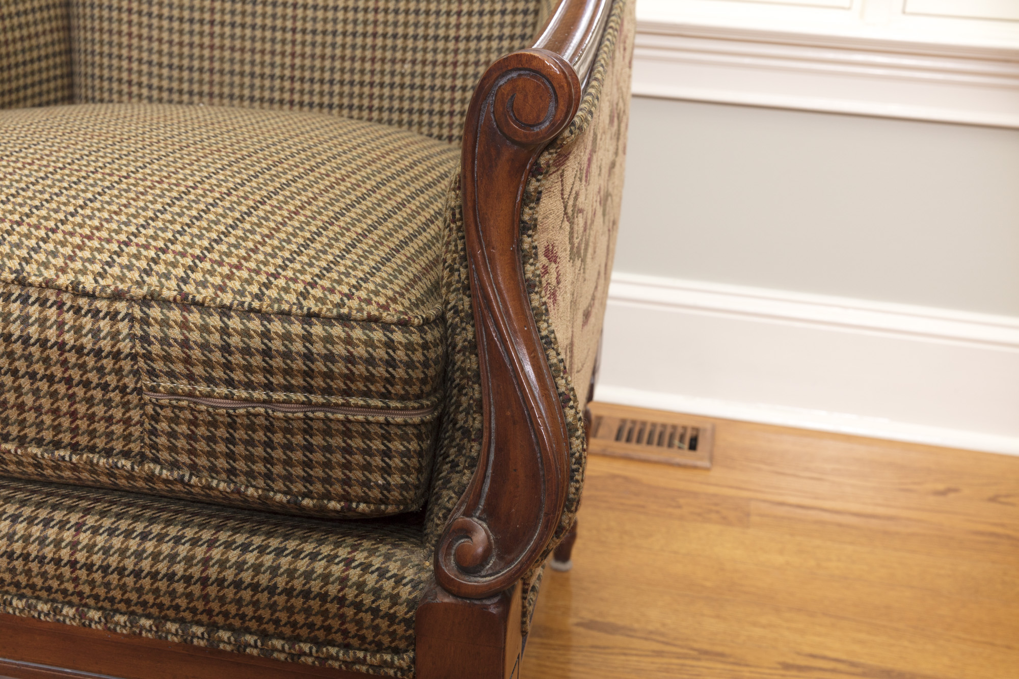 Pair of Sheraton Inspired Chairs by Calico Corners Custom Furniture