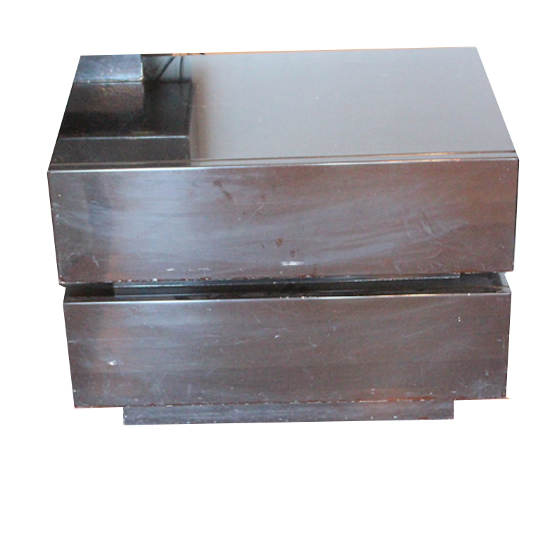 Contemporary Black Nightstand