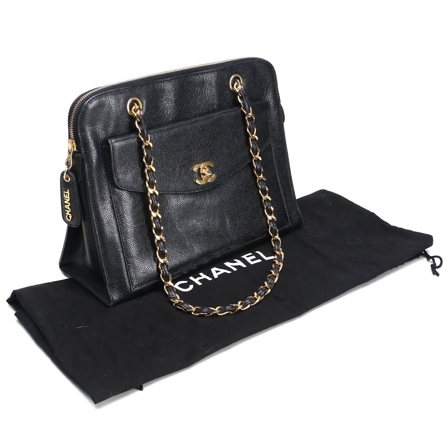 Chanel Front Pocket Tote