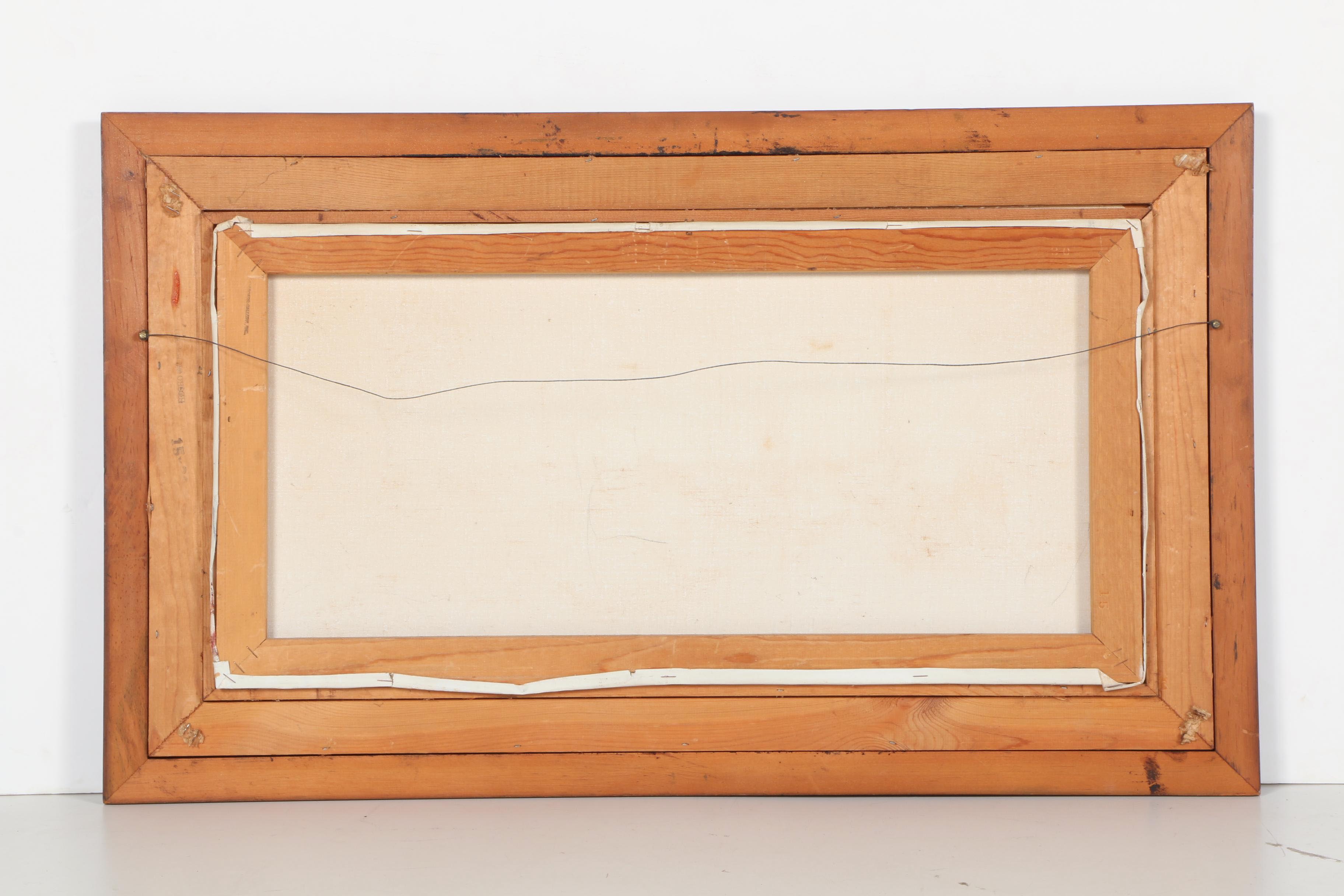 Yip Po Wang Oil Painting of Boats on the Water