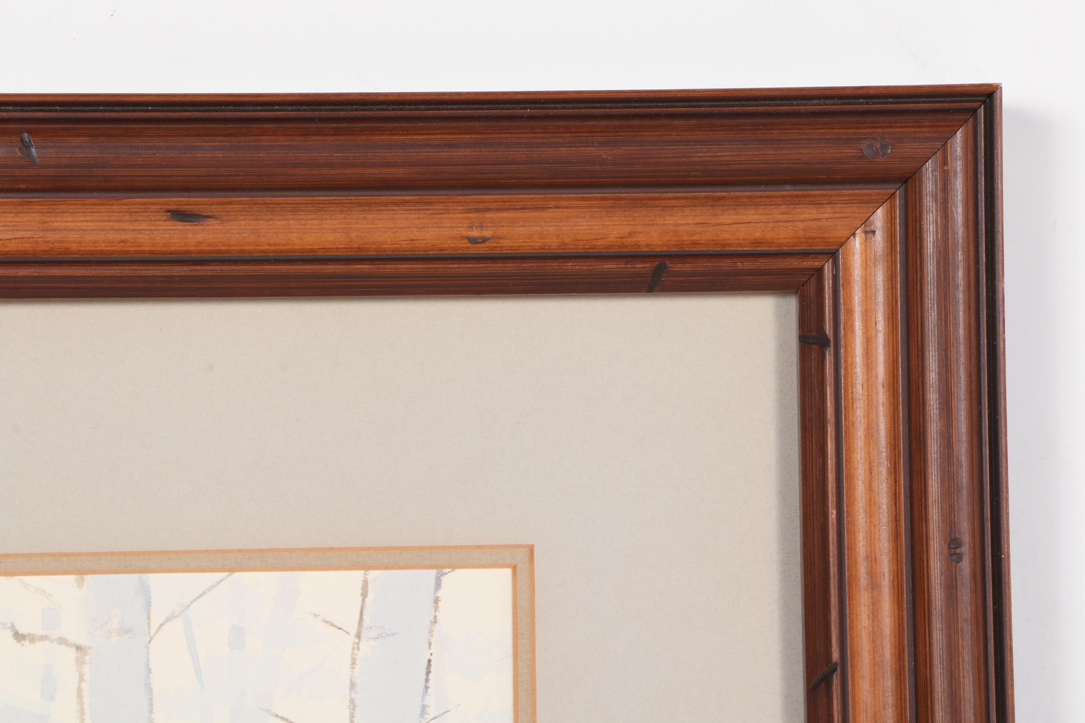 Larry Dodson Watercolor "Lookout Mountain Winter"