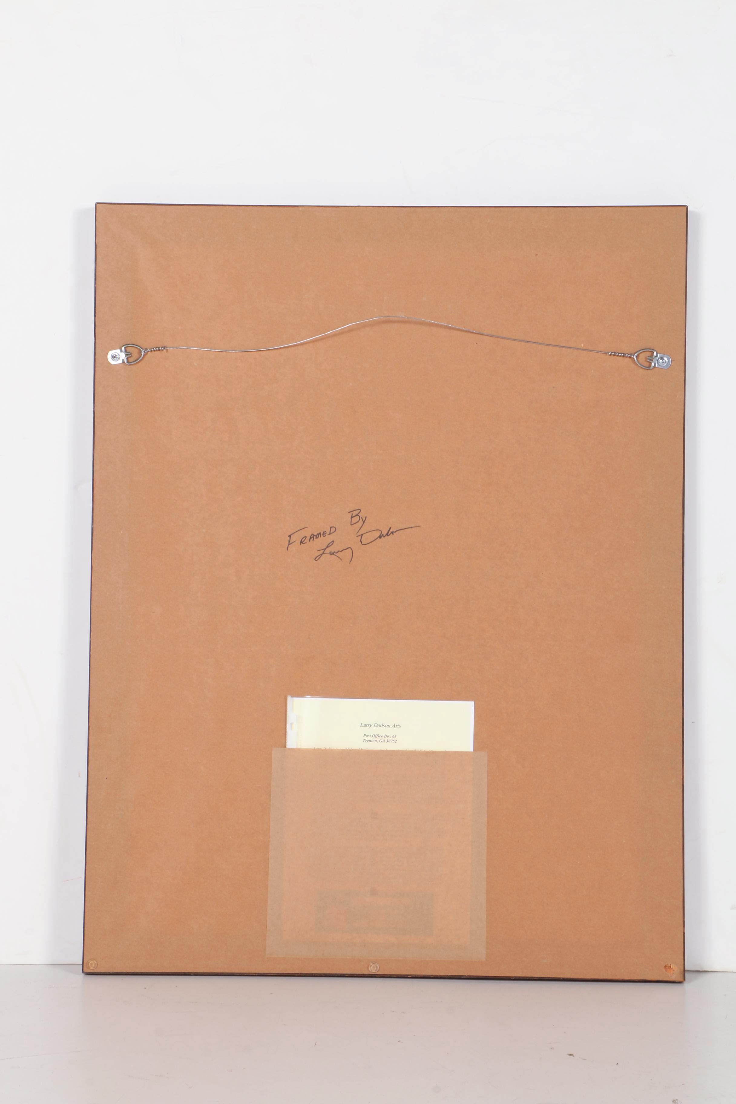 Larry Dodson Watercolor "Lookout Mountain Winter"