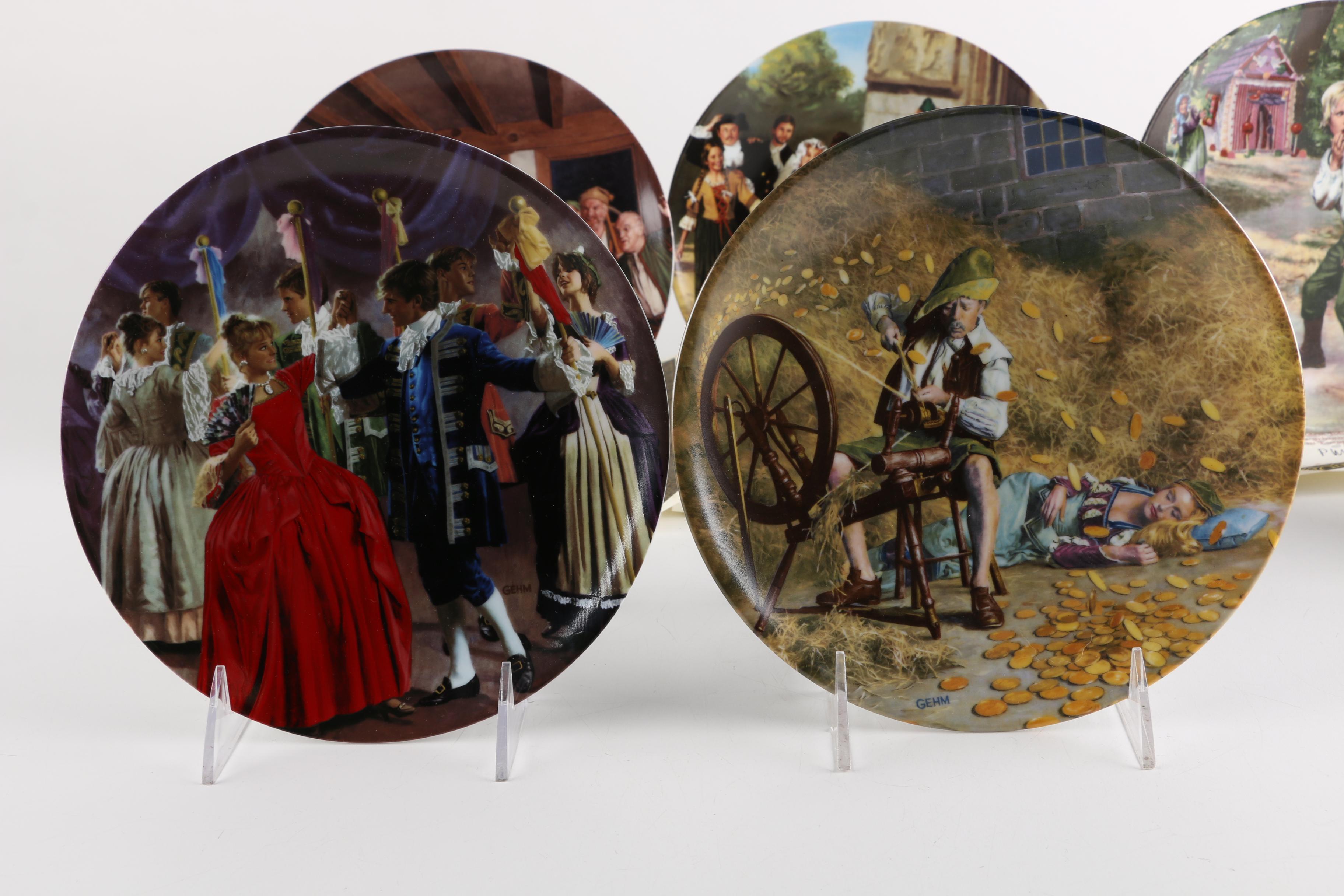Collection of Charles Gehm "The Brothers Grimm" Decorative Plates