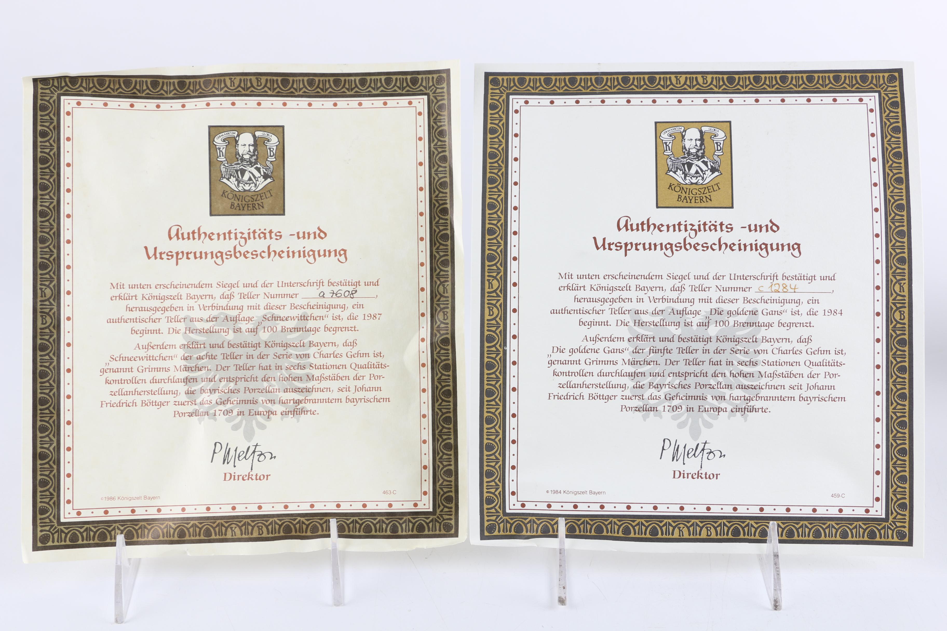 Collection of Charles Gehm "The Brothers Grimm" Decorative Plates