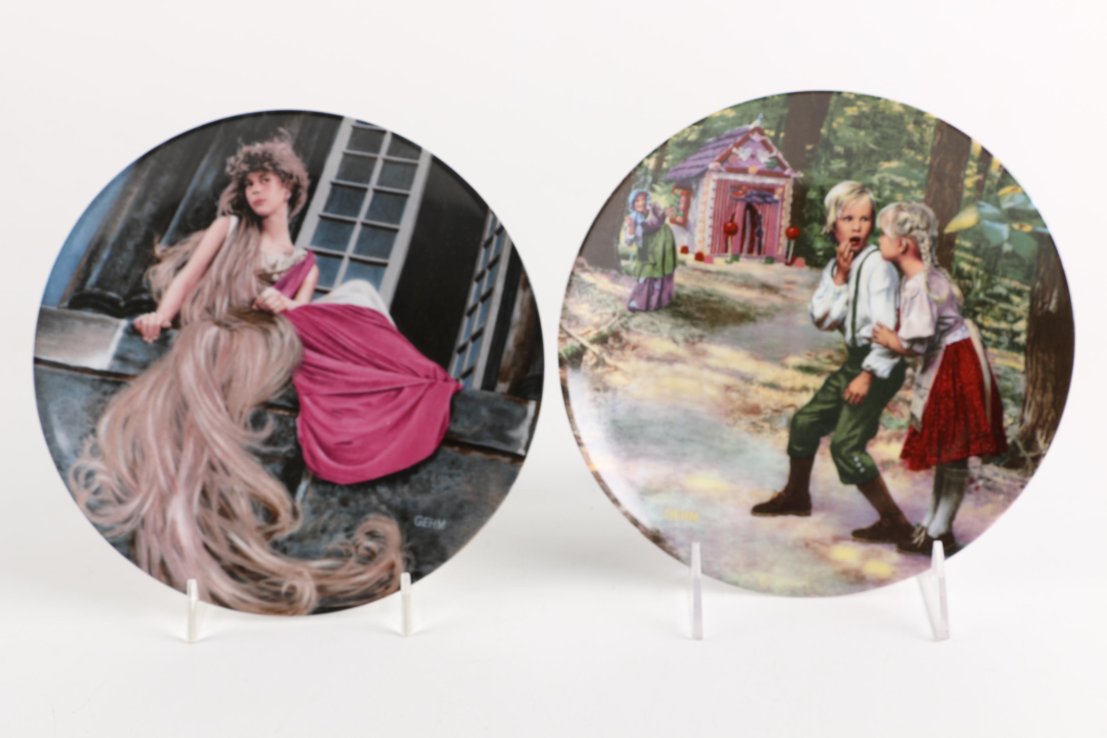 Collection of Charles Gehm "The Brothers Grimm" Decorative Plates