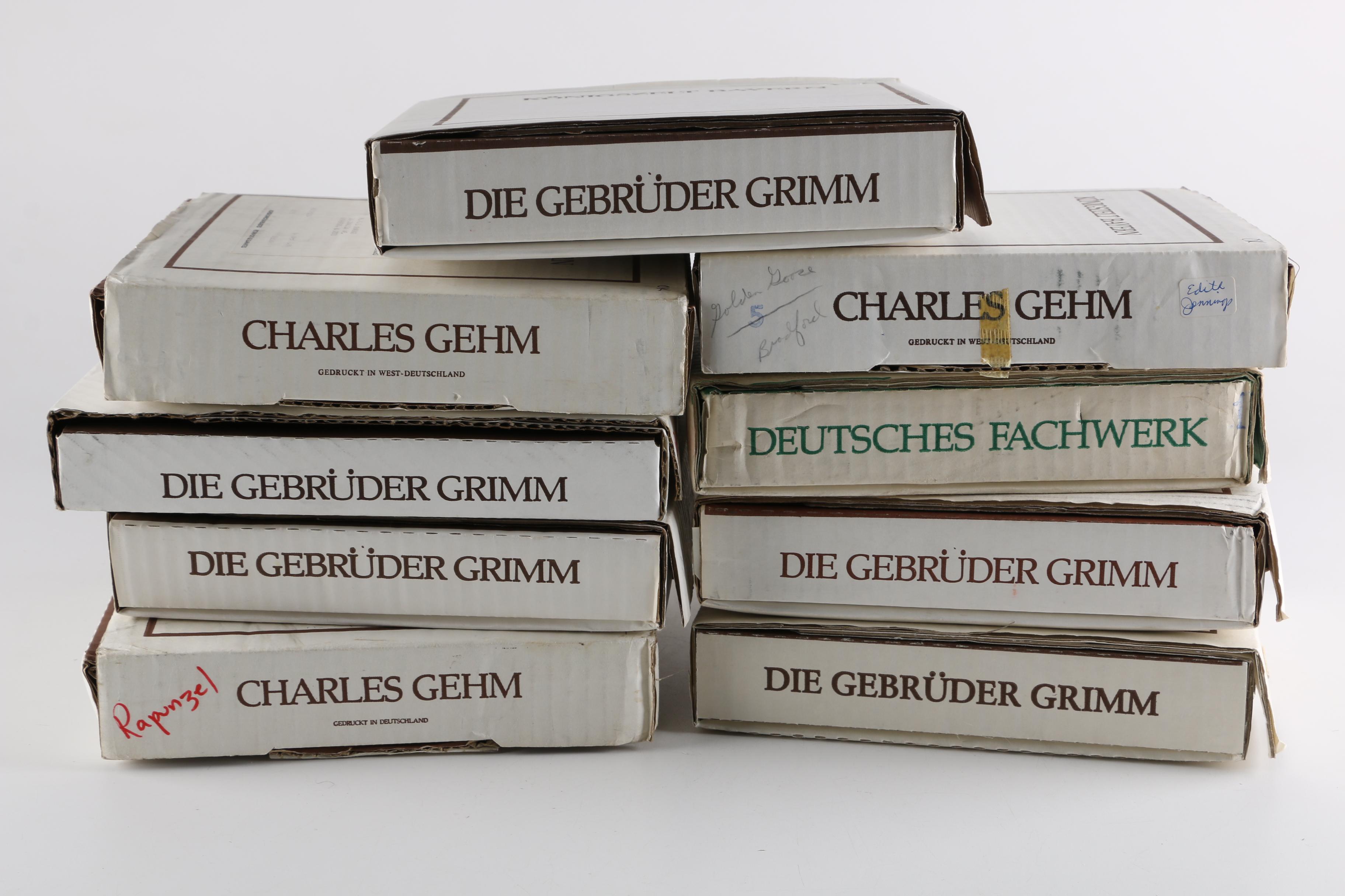 Collection of Charles Gehm "The Brothers Grimm" Decorative Plates