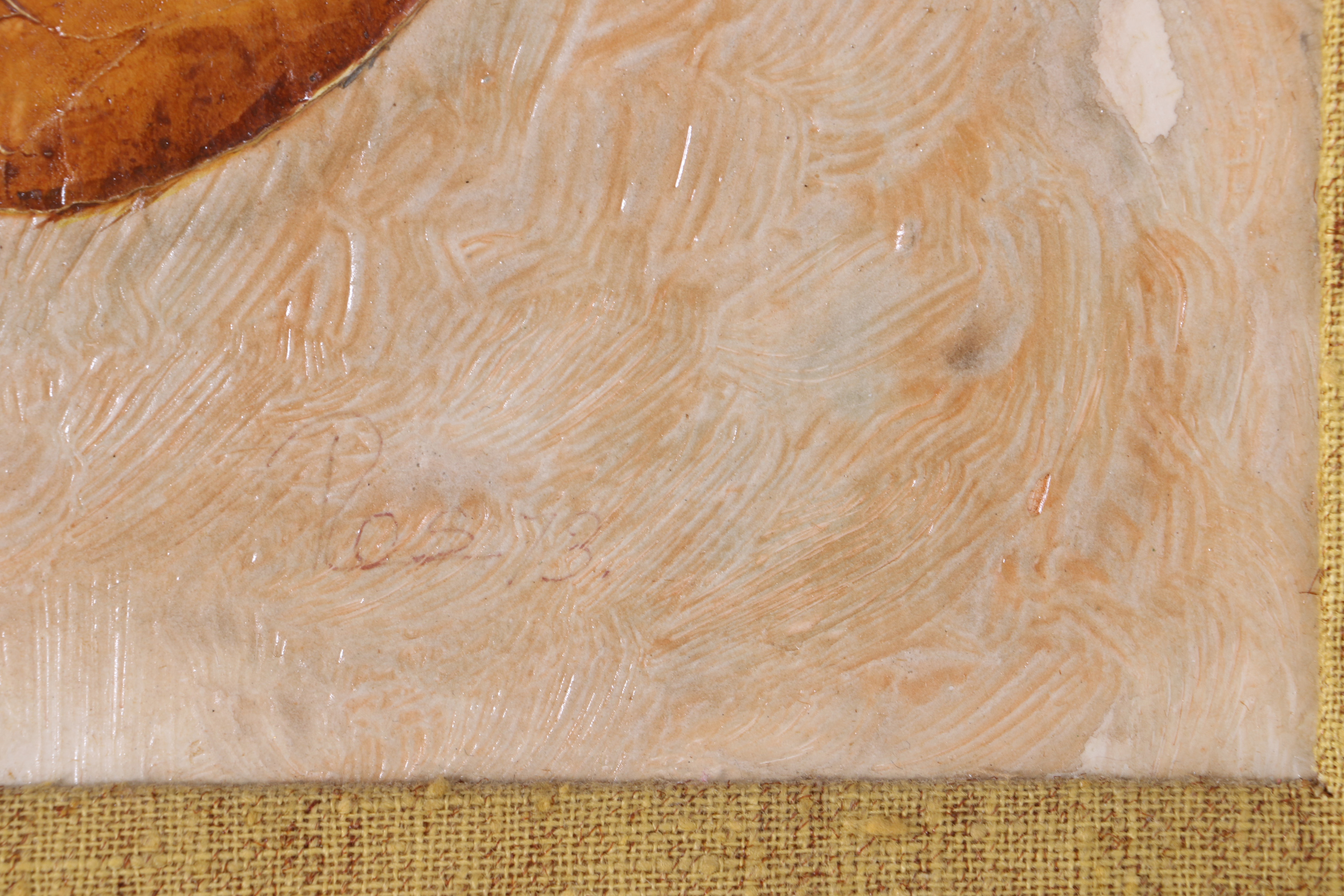 1973 Oil Painting on Board of Oranges