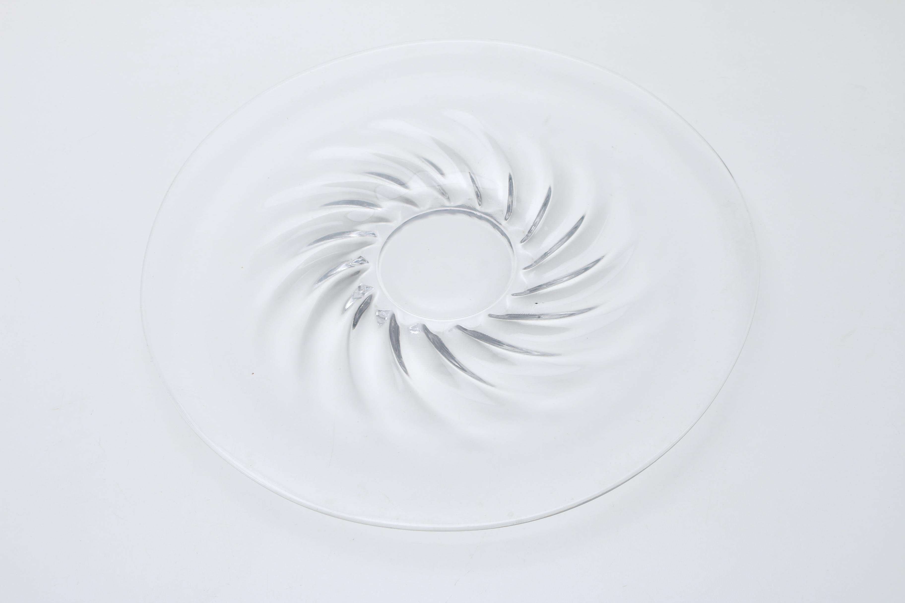 Pair of Glass Serving Platters