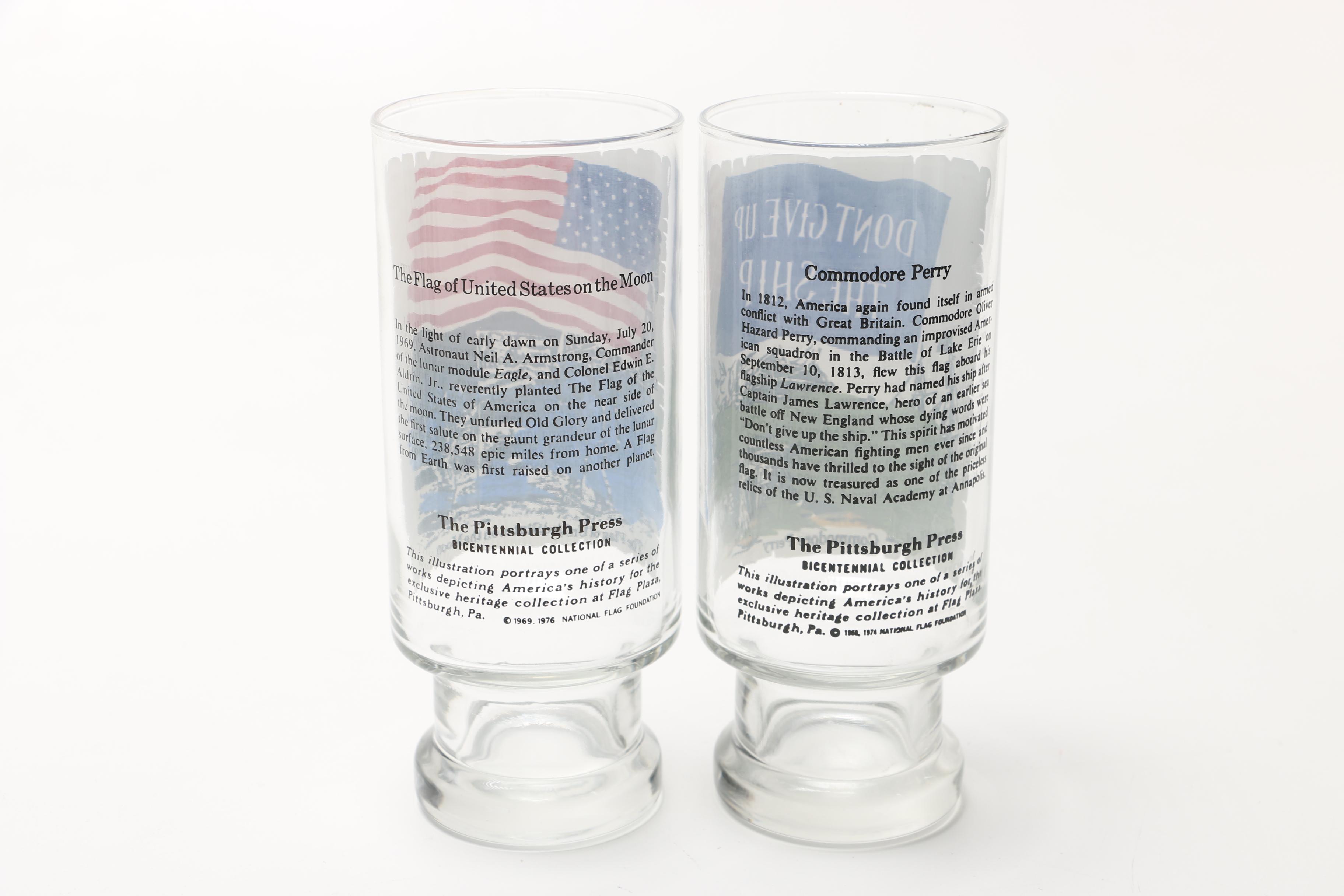 Pittsburgh Press Bicentennial Collection Glasses