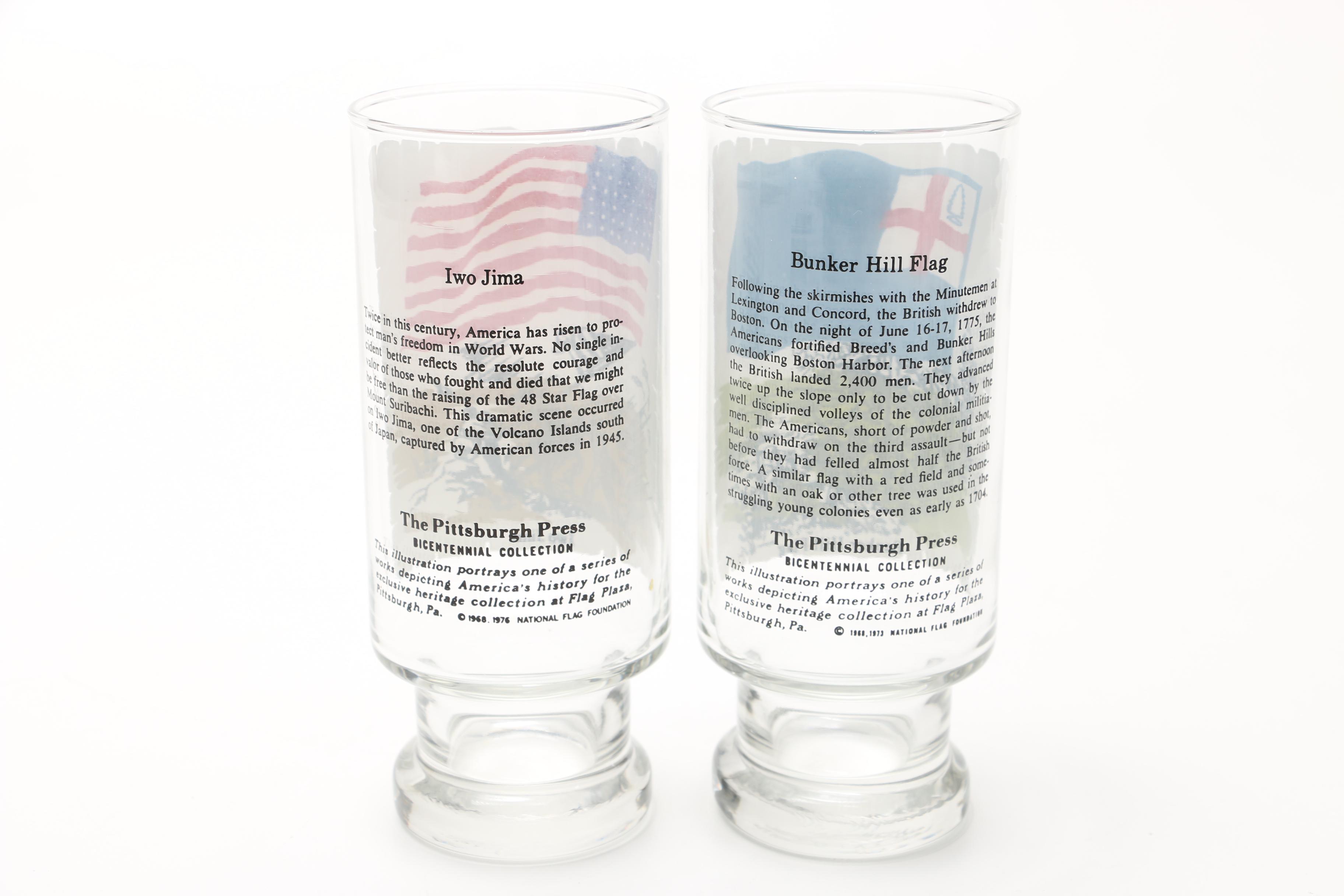 Pittsburgh Press Bicentennial Collection Glasses