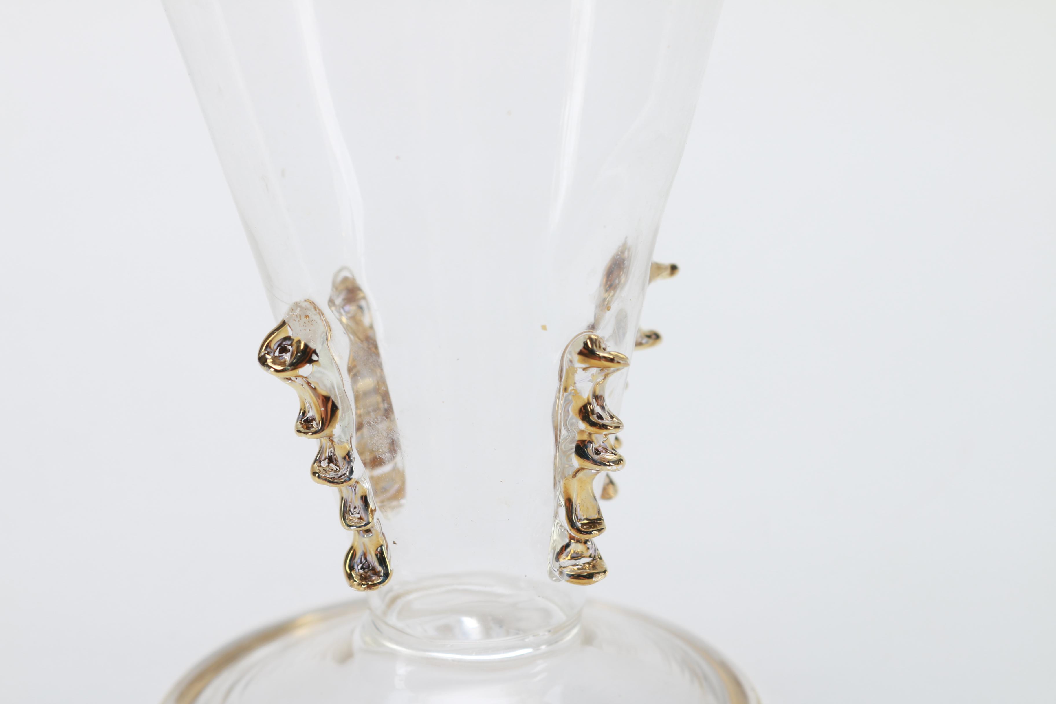 Abigails "Amber Fins" Water Goblets