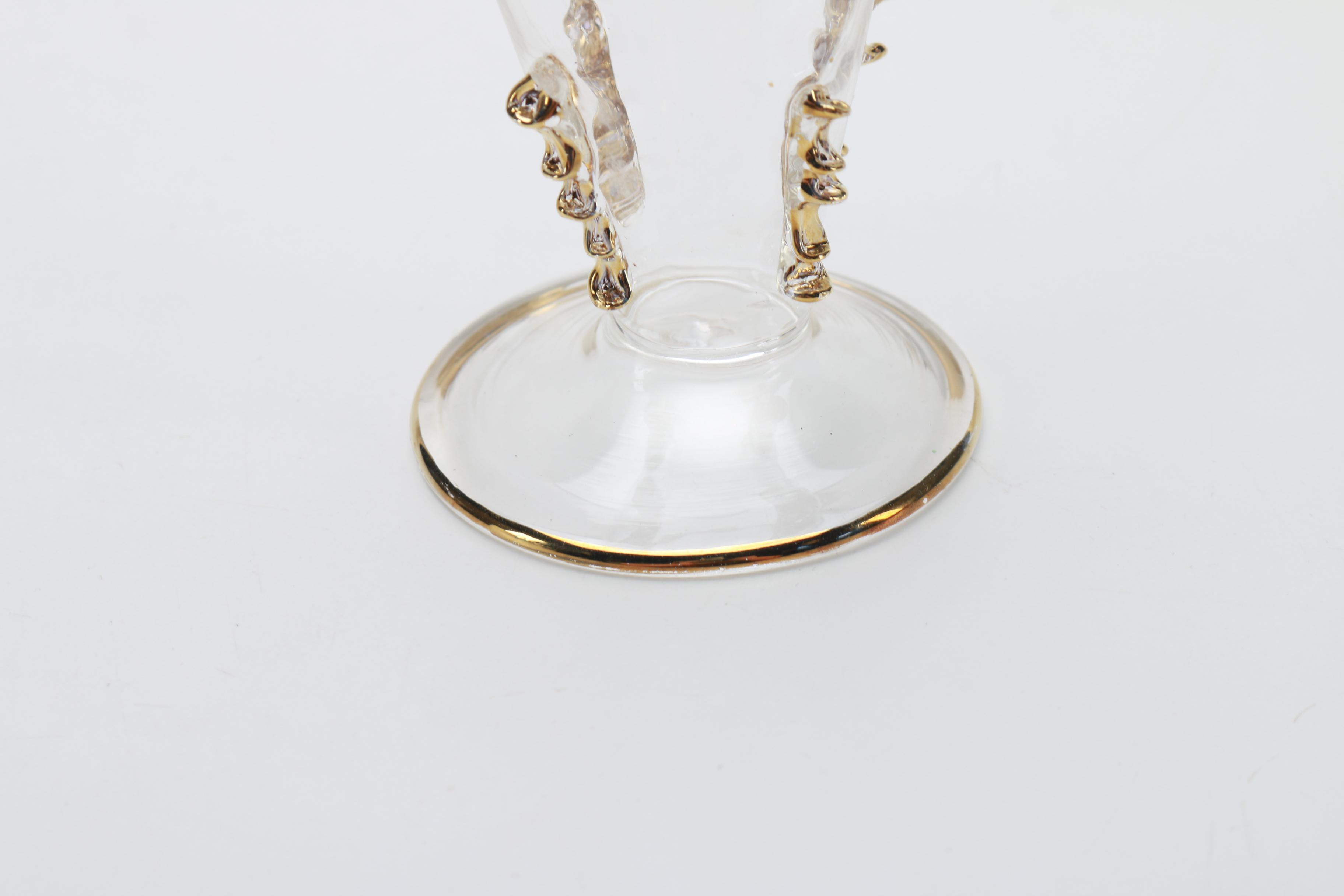 Abigails "Amber Fins" Water Goblets