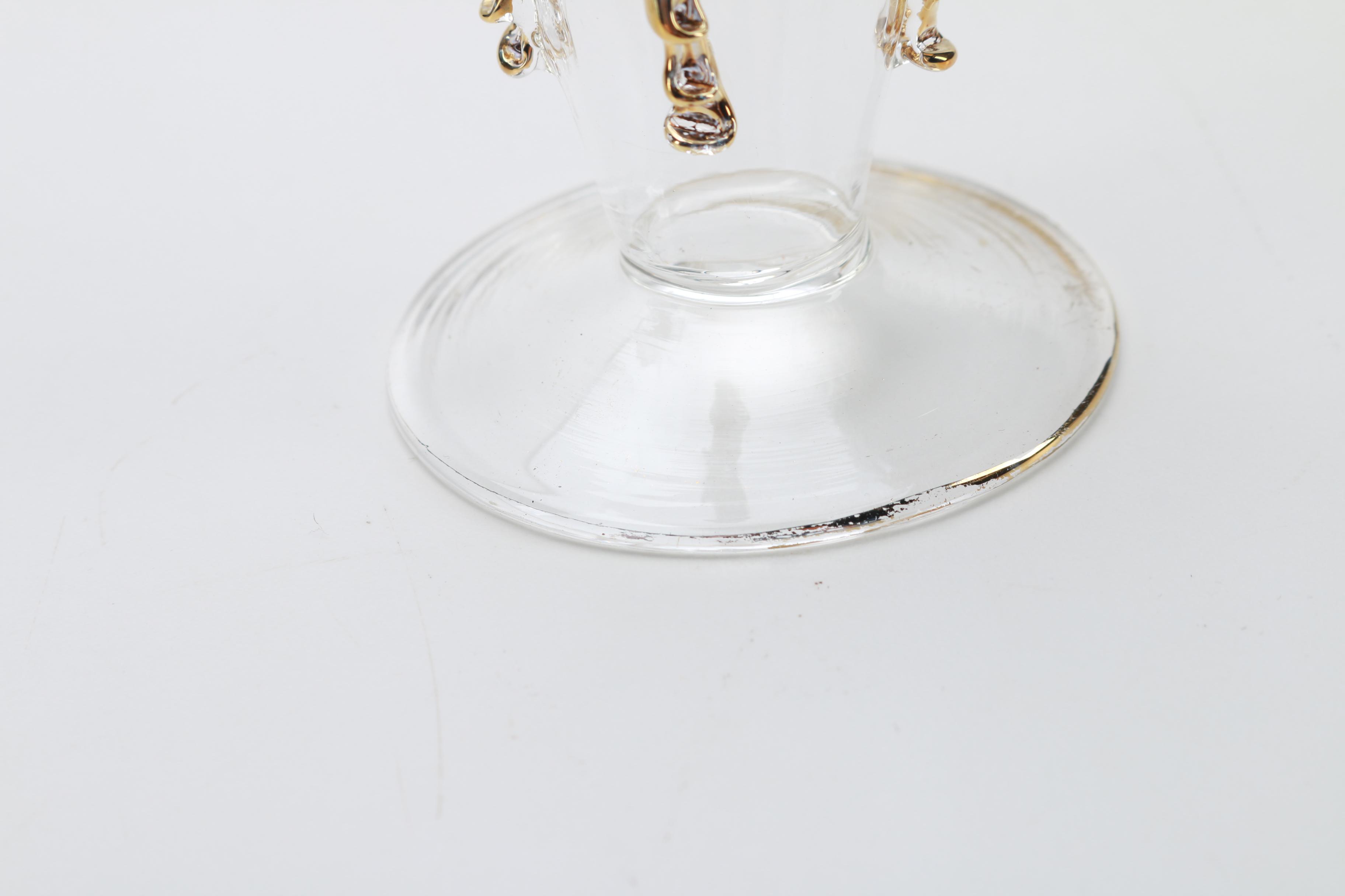 Abigails "Amber Fins" Water Goblets