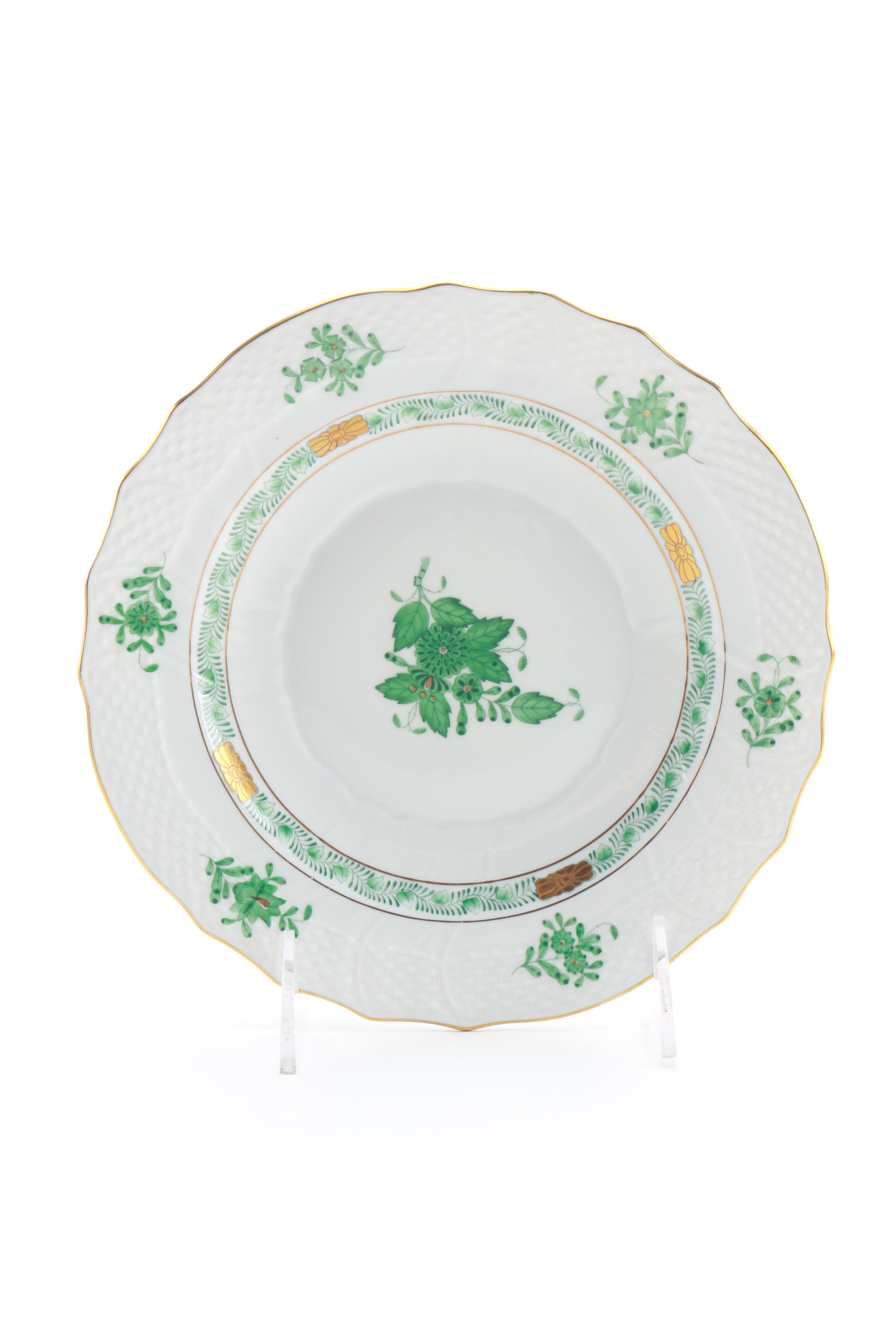 Herend "Chinese Bouquet Green" China