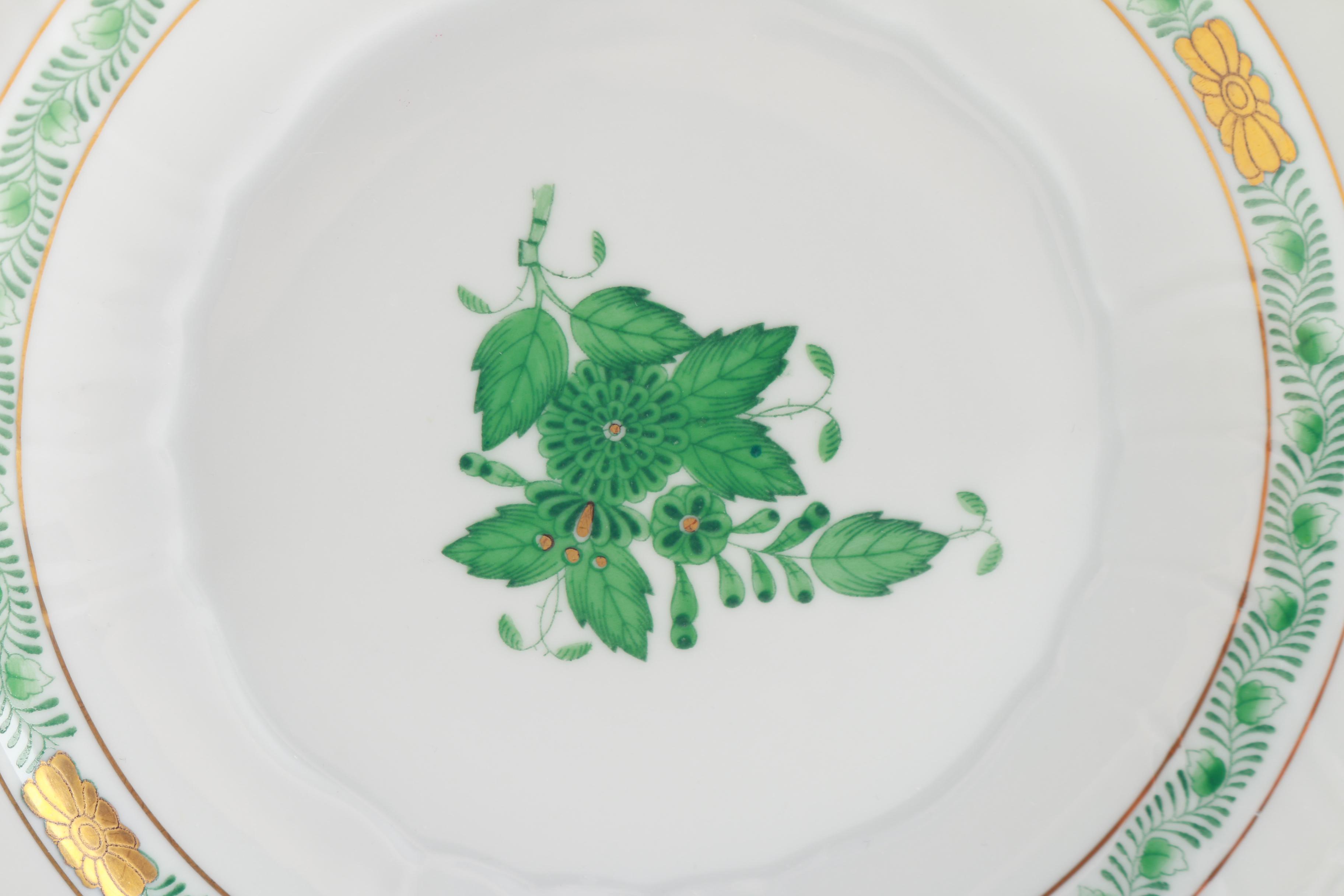 Herend "Chinese Bouquet Green" China