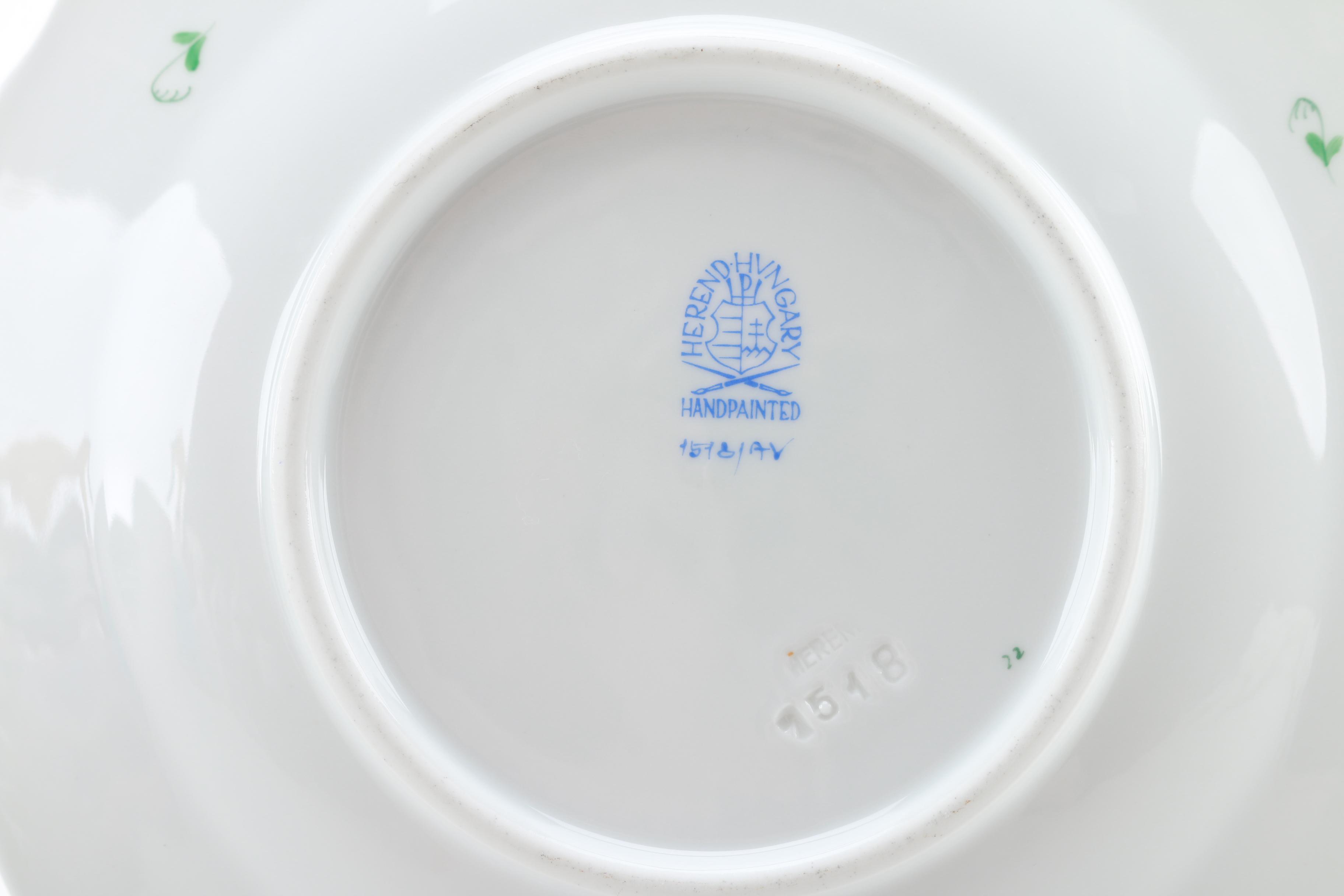 Herend "Chinese Bouquet Green" China