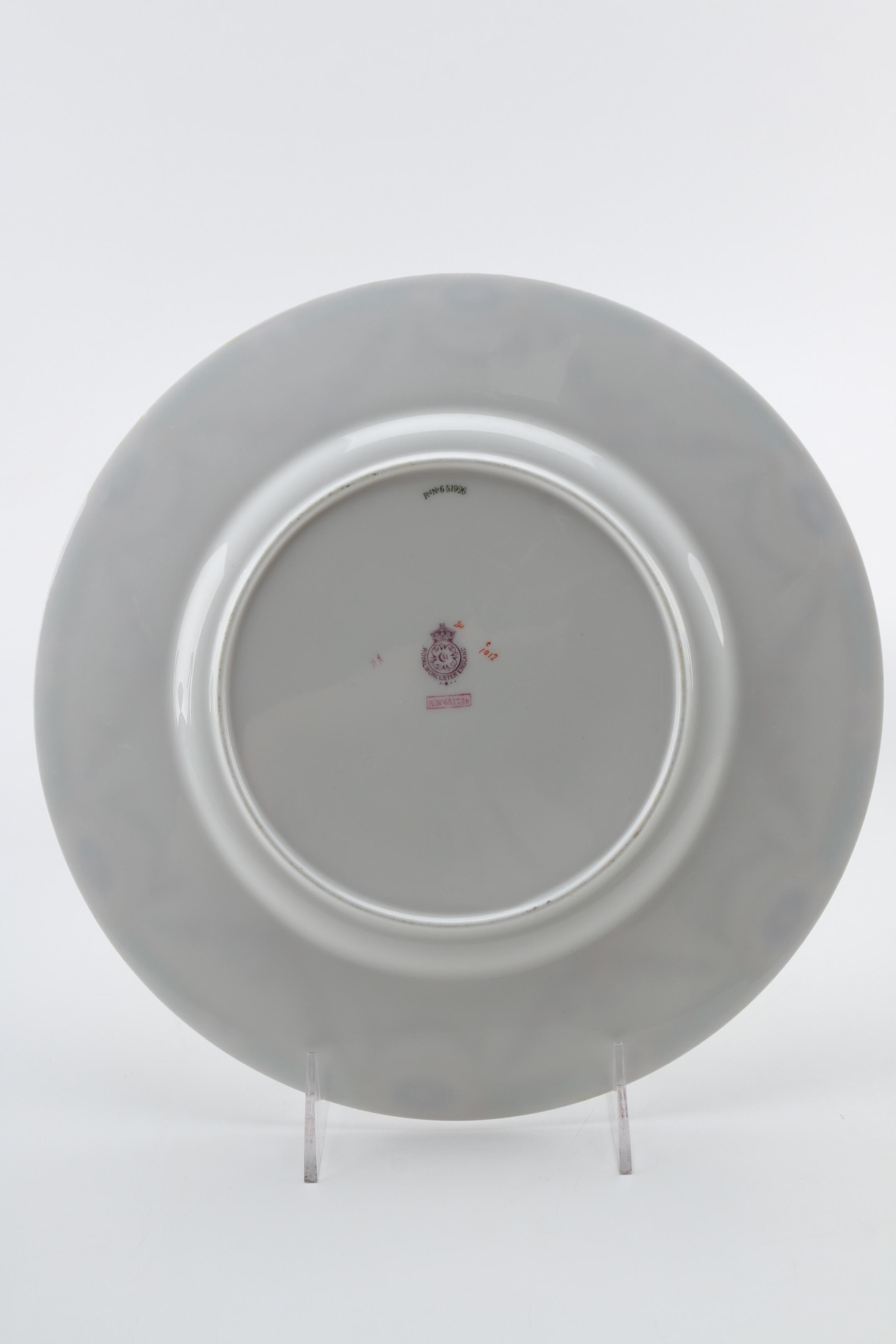 Vintage Royal Worcester "Puritan" Porcelain Dinnerware Set